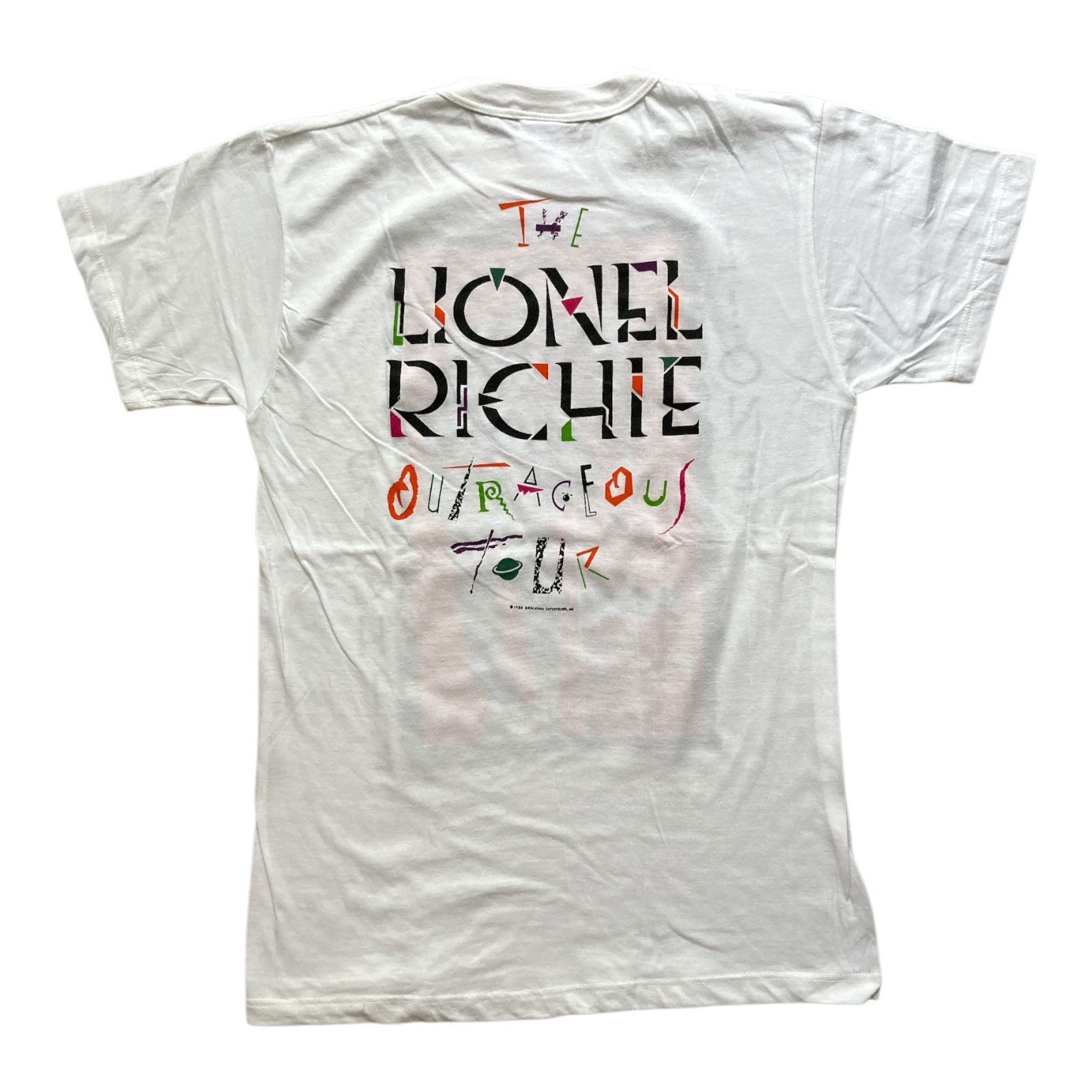 Other Vintage Lionel Richie Outrageous Tour 1986 White Graphic T-S Size US L / EU 52-54 / 3 - 2 Thumbnail