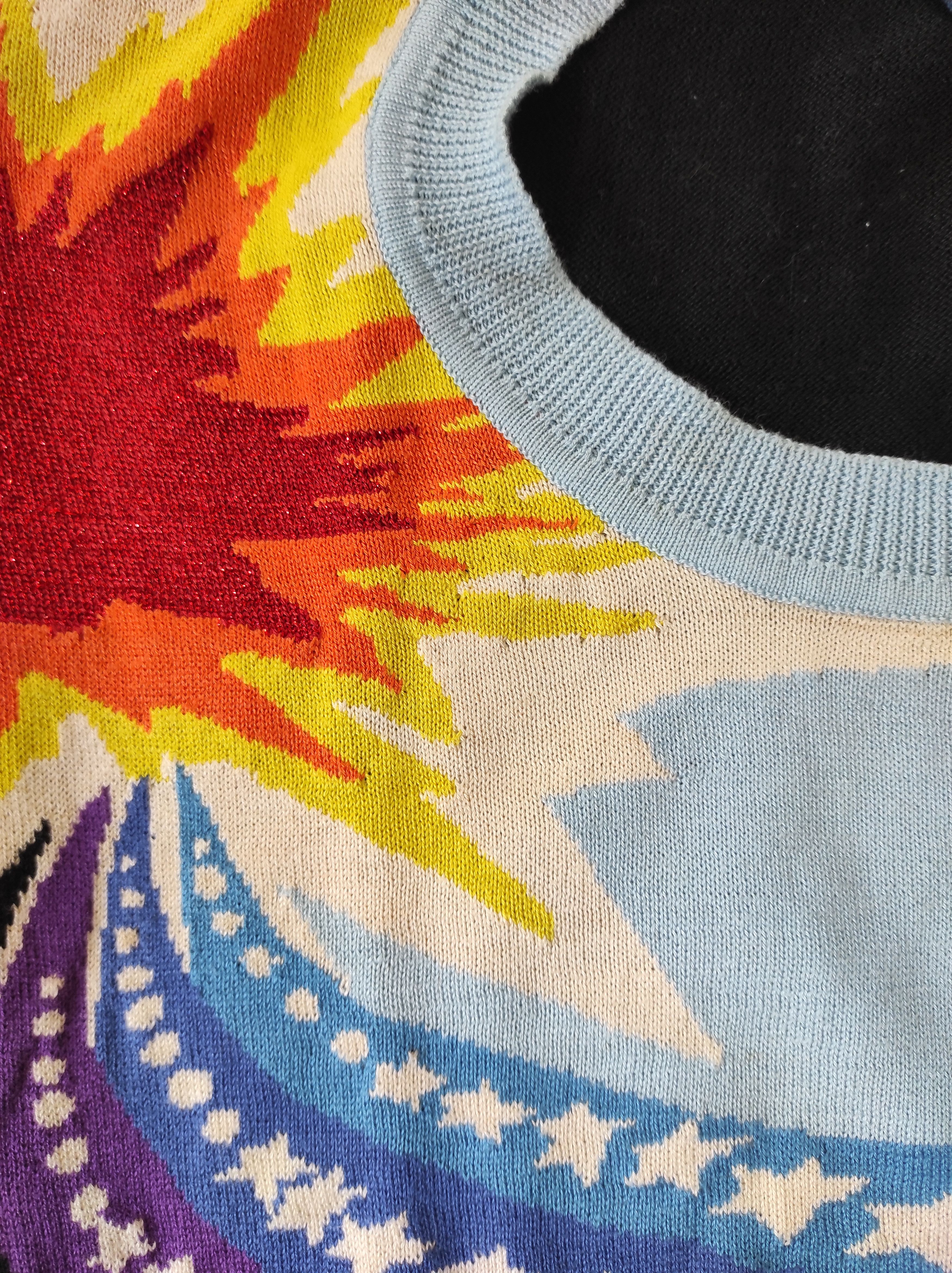 Kenzo × Vintage Vintage Kenzo Jeans Wonder Smash 2002 Knit Size S / US 4 / IT 40 - 11 Thumbnail