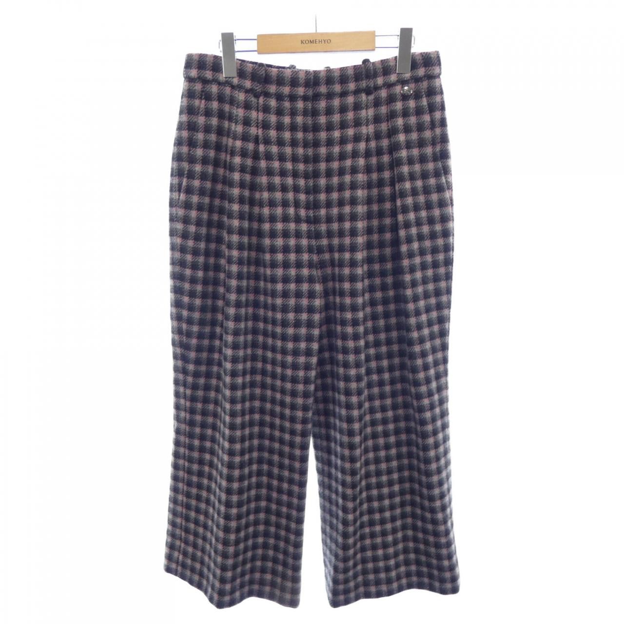 Chanel Chanel Chanel P71175V62646 Check Pants Textile Pants P71175V62646 DUTY FREE for USA Size ONE SIZE - 1 Thumbnail