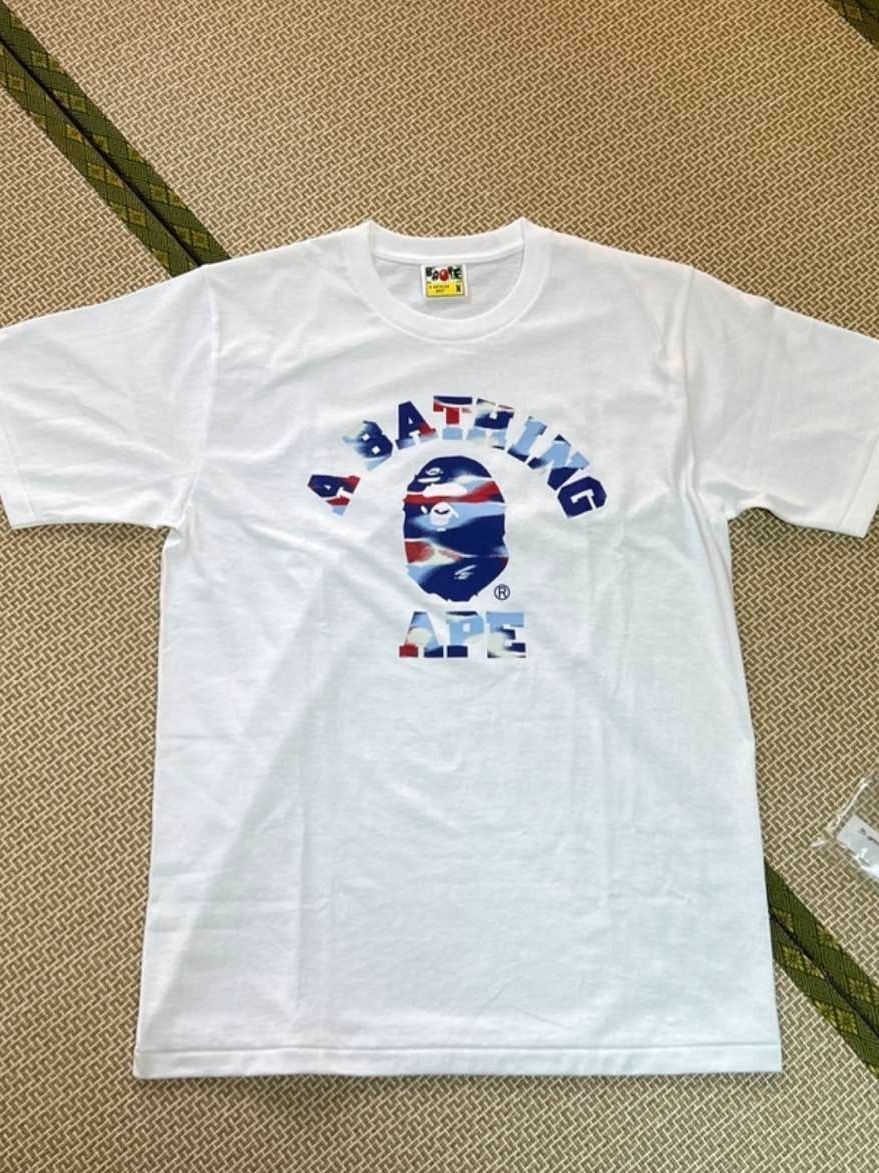 Bape A Bathing Ape Camo Logo T-Shirt Size M Size US M / EU 48-50 / 2 - 1 Thumbnail