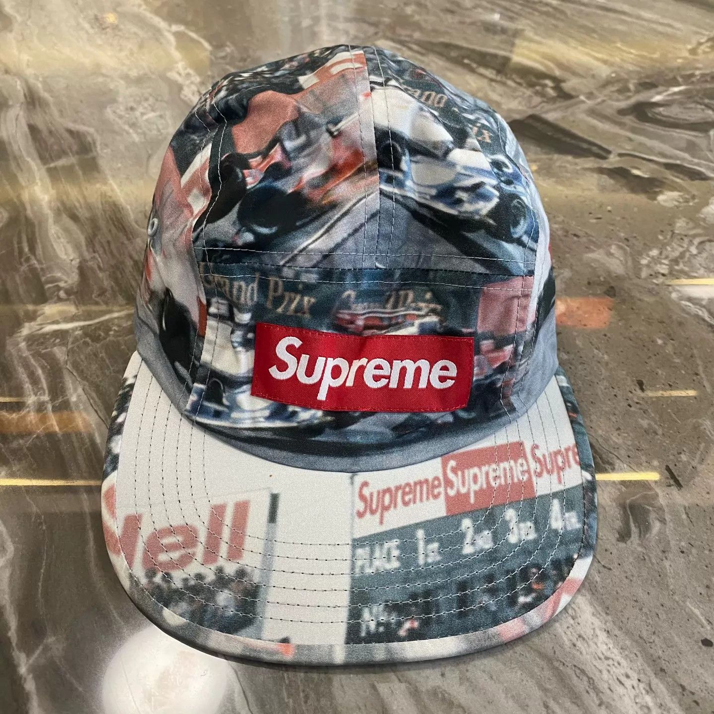 Supreme Supreme SS19 F1 Racing Print Camp Cap 99New OS Size ONE SIZE - 1 Thumbnail