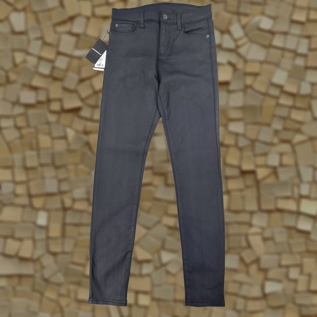 Armani Emporio Armani Jeans Womens Blue W26 L31 Skinny Fit High Rise Stretch Denim Size 26" / US 2 / IT 38 - 1 Thumbnail