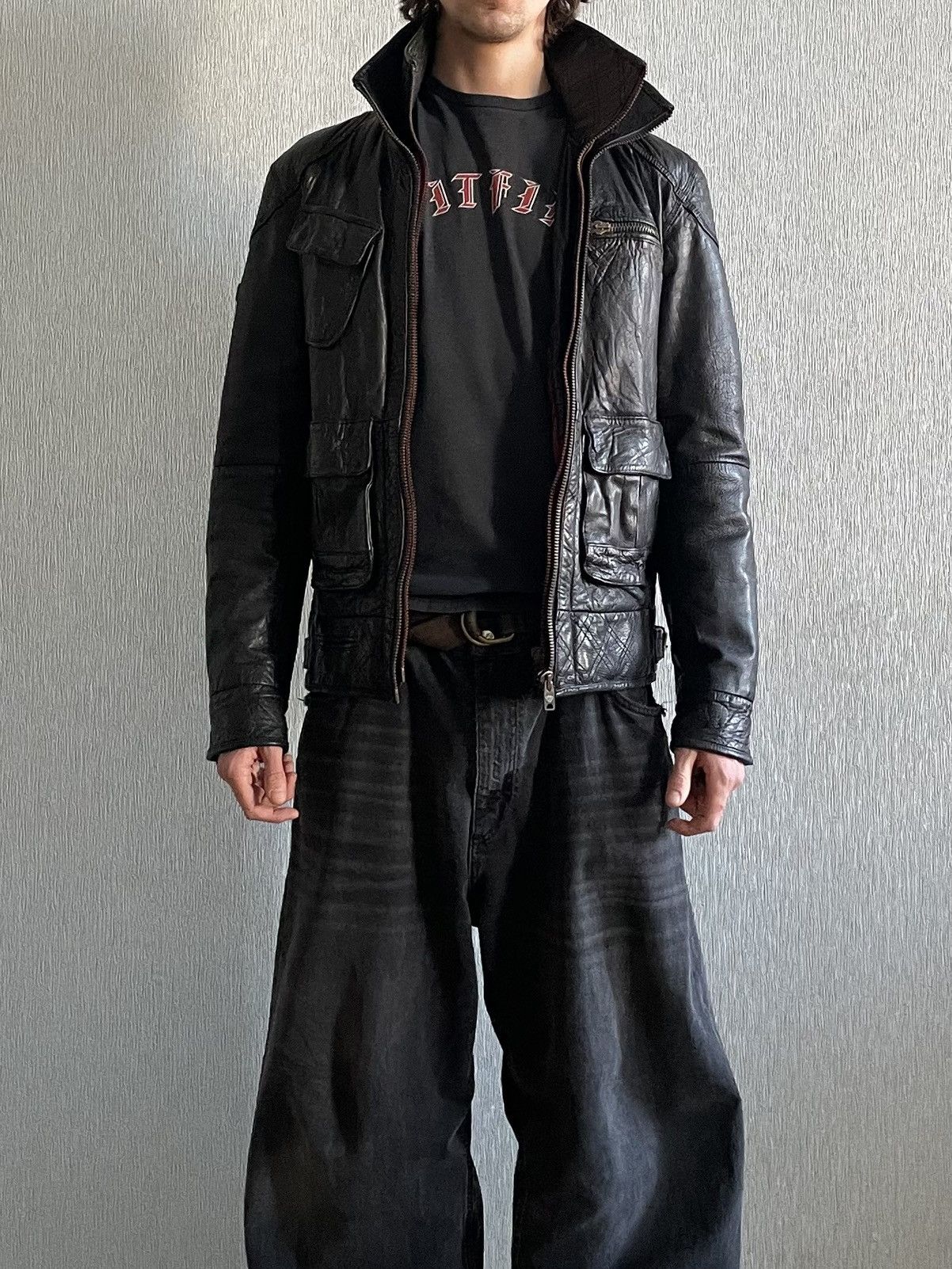 Superdry Superheavyweight Leather; Motorbike & Engineering Insp. Jack Size US L / EU 52-54 / 3 - 20 Thumbnail