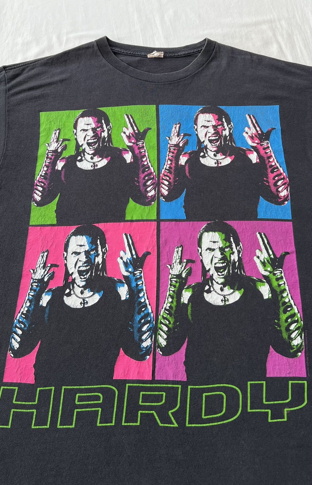 WWE Vintage 2000s Jeff Hardy WWE Wrestling Graphic Y2k T-shirt Size US XL / EU 56 / 4 - 5 Thumbnail