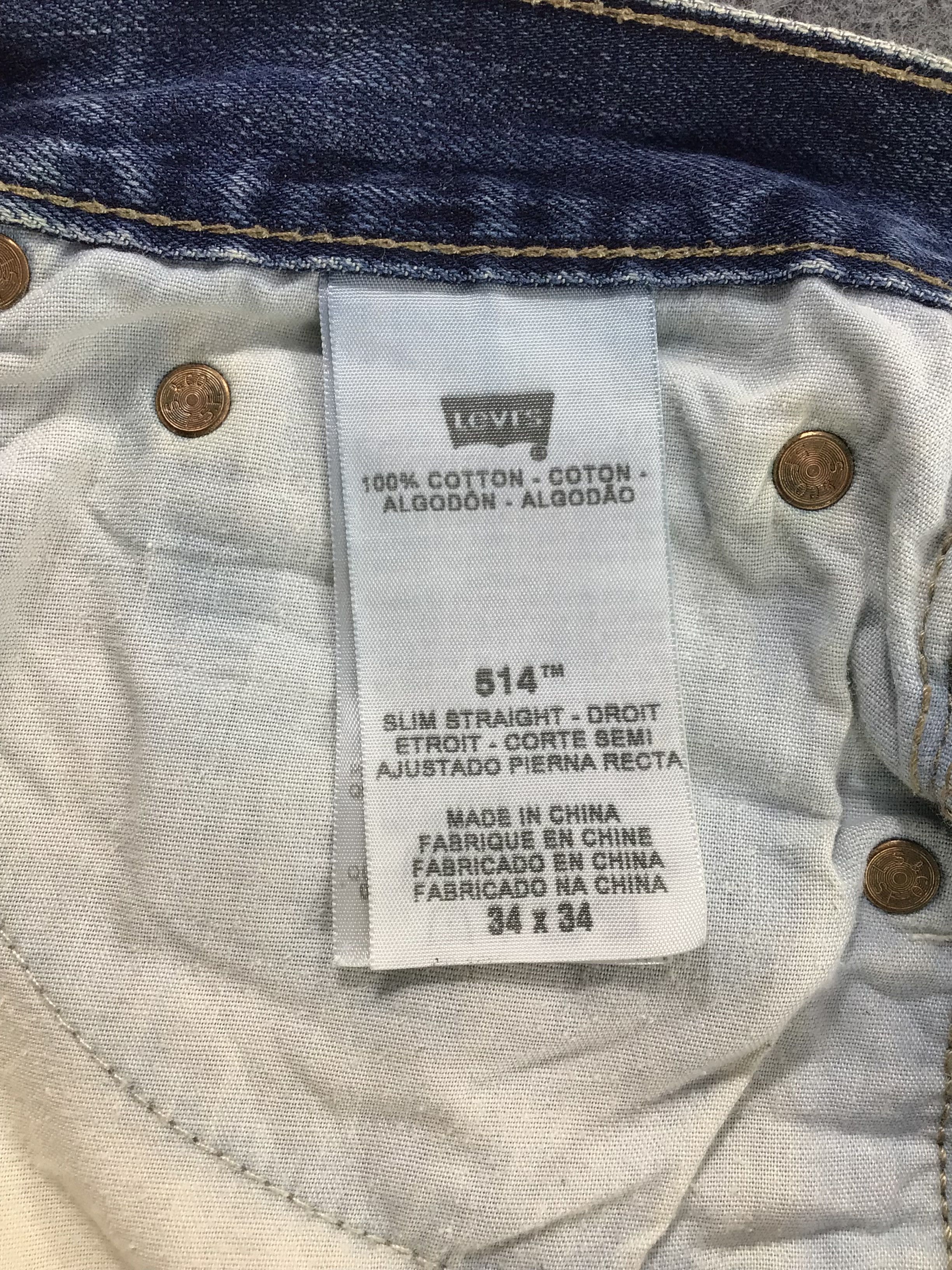 Levi's Vintage Levi's 514 Jeans Faded Blue Denim KJ241 Size US 34 / EU 50 - 10 Thumbnail
