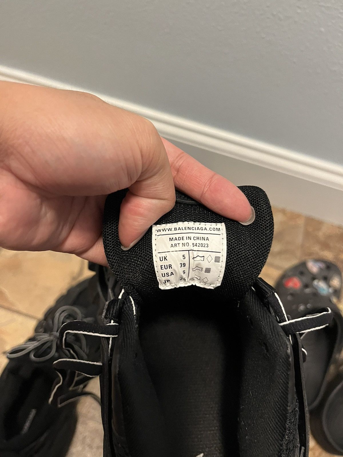 Balenciaga Balenciaga Track Triple Black Size US 6 / EU 39 - 6 Thumbnail