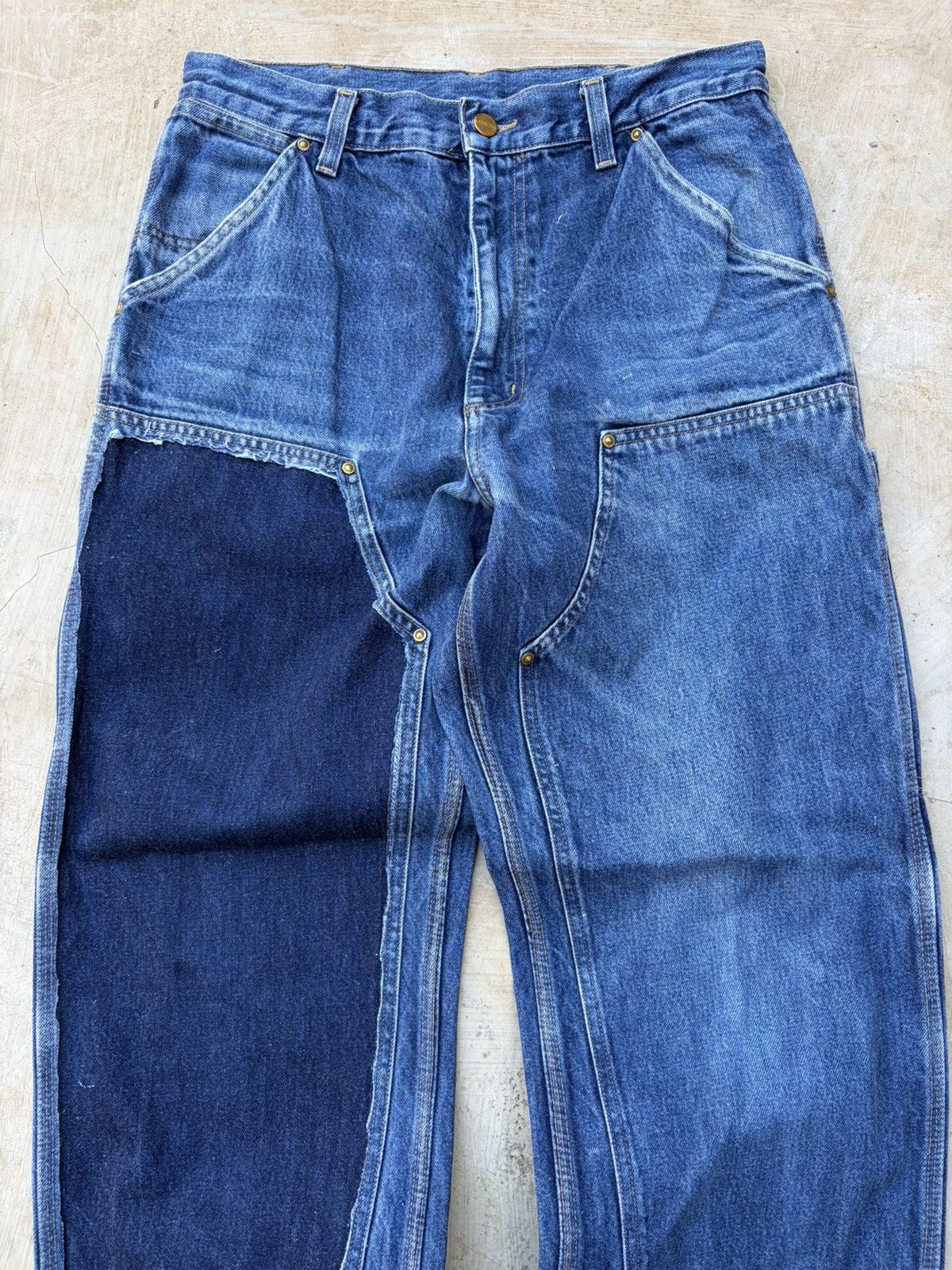 Carhartt Vintage 00s Carhartt Double Knee Denim Pant Size US 33 - 2 Thumbnail