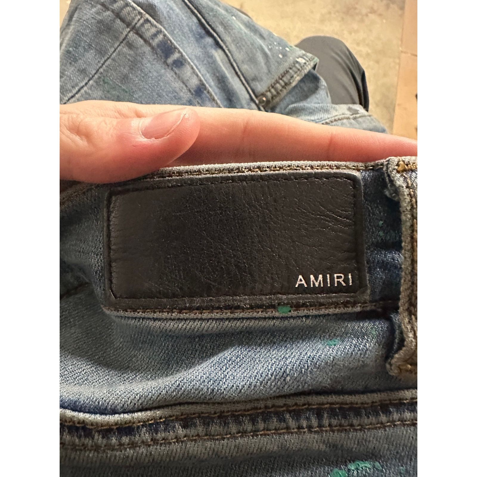 Amiri Amiri Splatter Thrasher Light Wash Used 30 Size US 30 / EU 46 - 3 Thumbnail