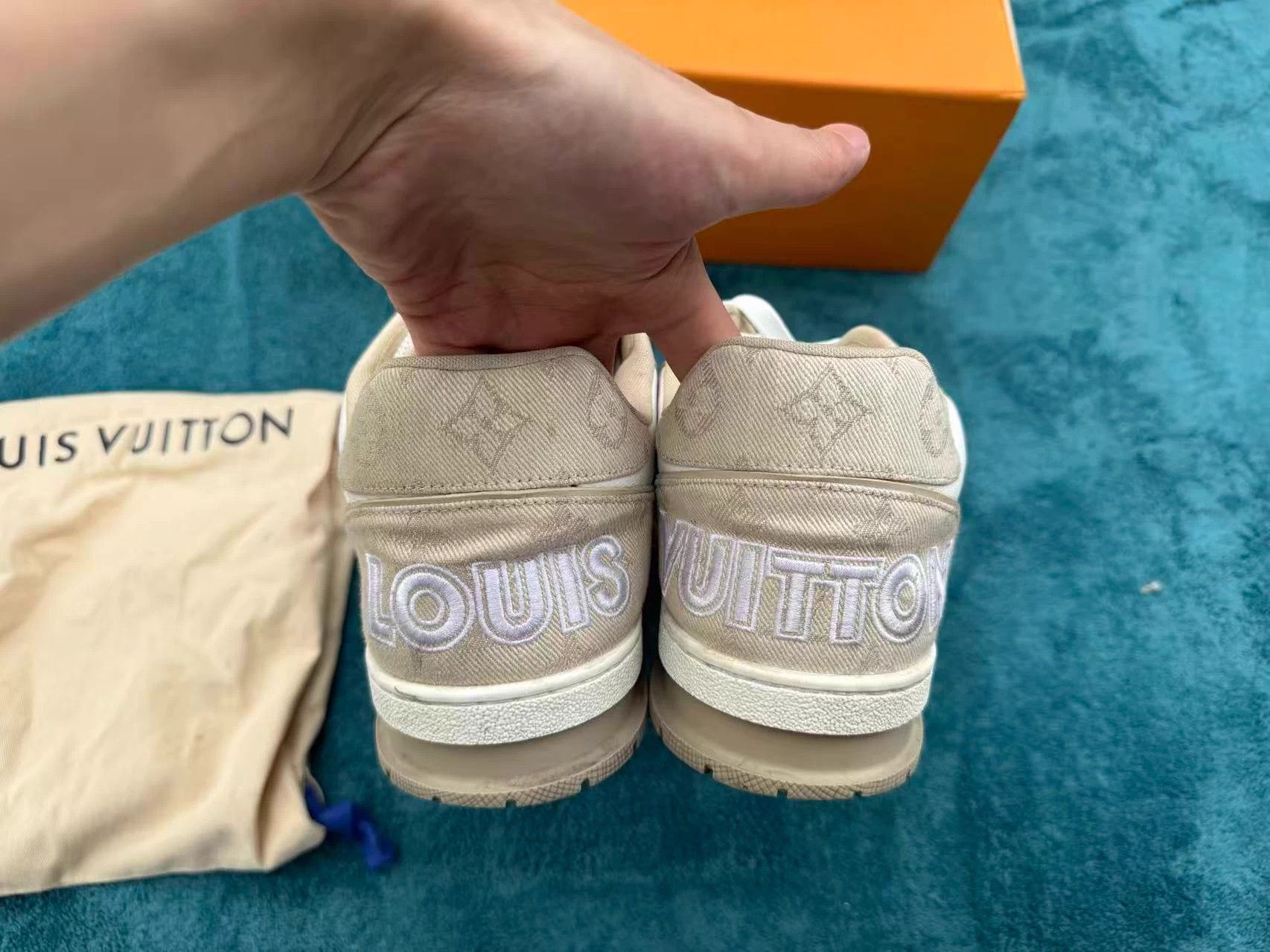 Louis Vuitton LV Trainer Khaki US9.5 Velcro Size US 9.5 / EU 42-43 - 4 Thumbnail