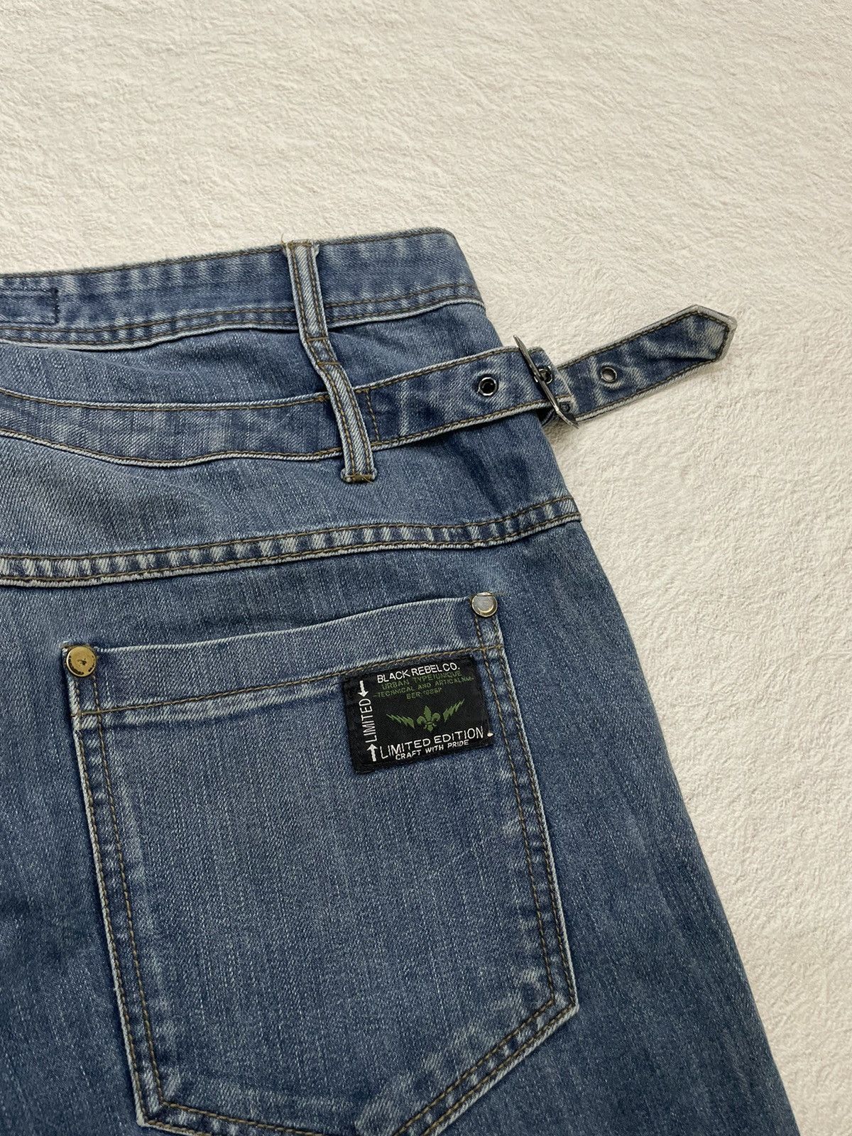 Hysteric Glamour 2000s blacklabel japan double Wasit Denim Wash Size US 34 / EU 50 - 12 Thumbnail