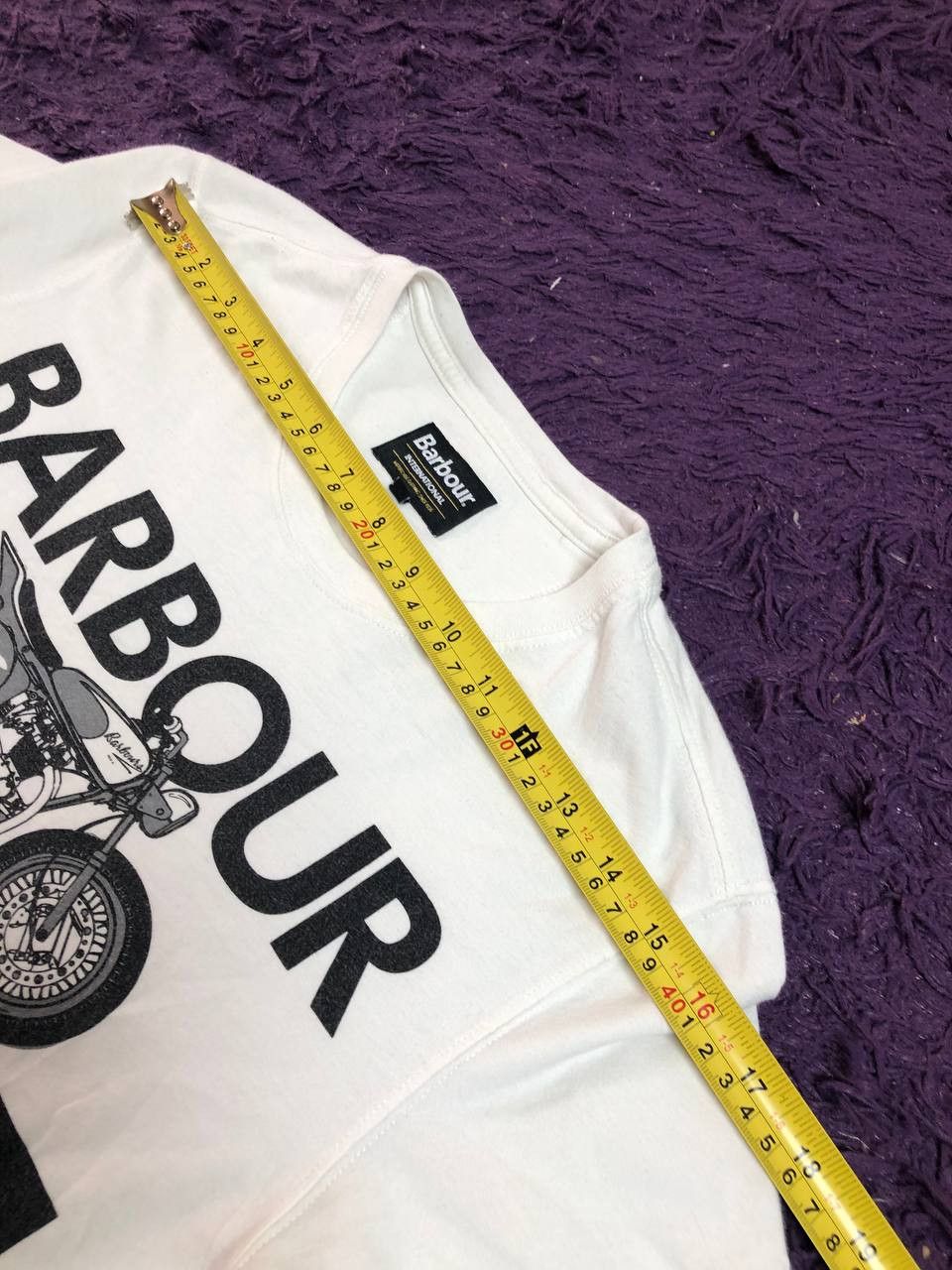 Barbour Barbour Tailored Fit Big Motorbike Print T-Shirt Size S Size US S / EU 44-46 / 1 - 13 Thumbnail