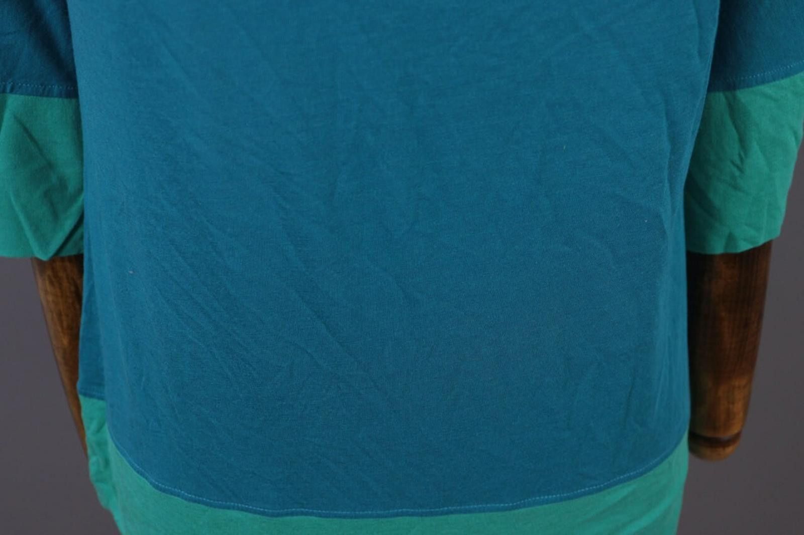 Designer Toast Blue 3/4 Sleeve Relaxed Summer Blouse Shirt Size 8 Size M / US 6-8 / IT 42-44 - 3 Thumbnail