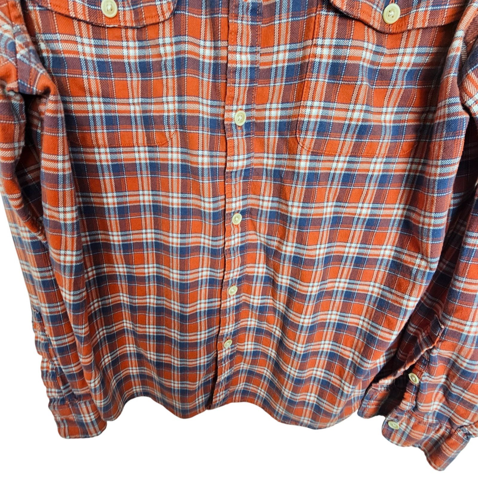 Lucky Brand Lucky Brand Men Plaid Flannel Shirt XL Western Grunge Casual Size US XL / EU 56 / 4 - 4 Thumbnail
