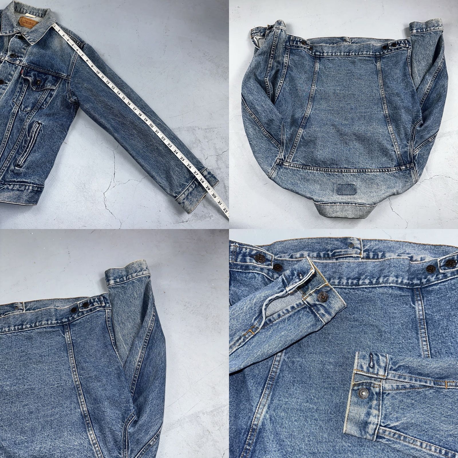 Levi's Levis VTG Denim Trucker Jean Jacket Medium Blue Wash 1980s 80s Size 42 Mens Jacket Size US 42 / EU 58 - 8 Thumbnail