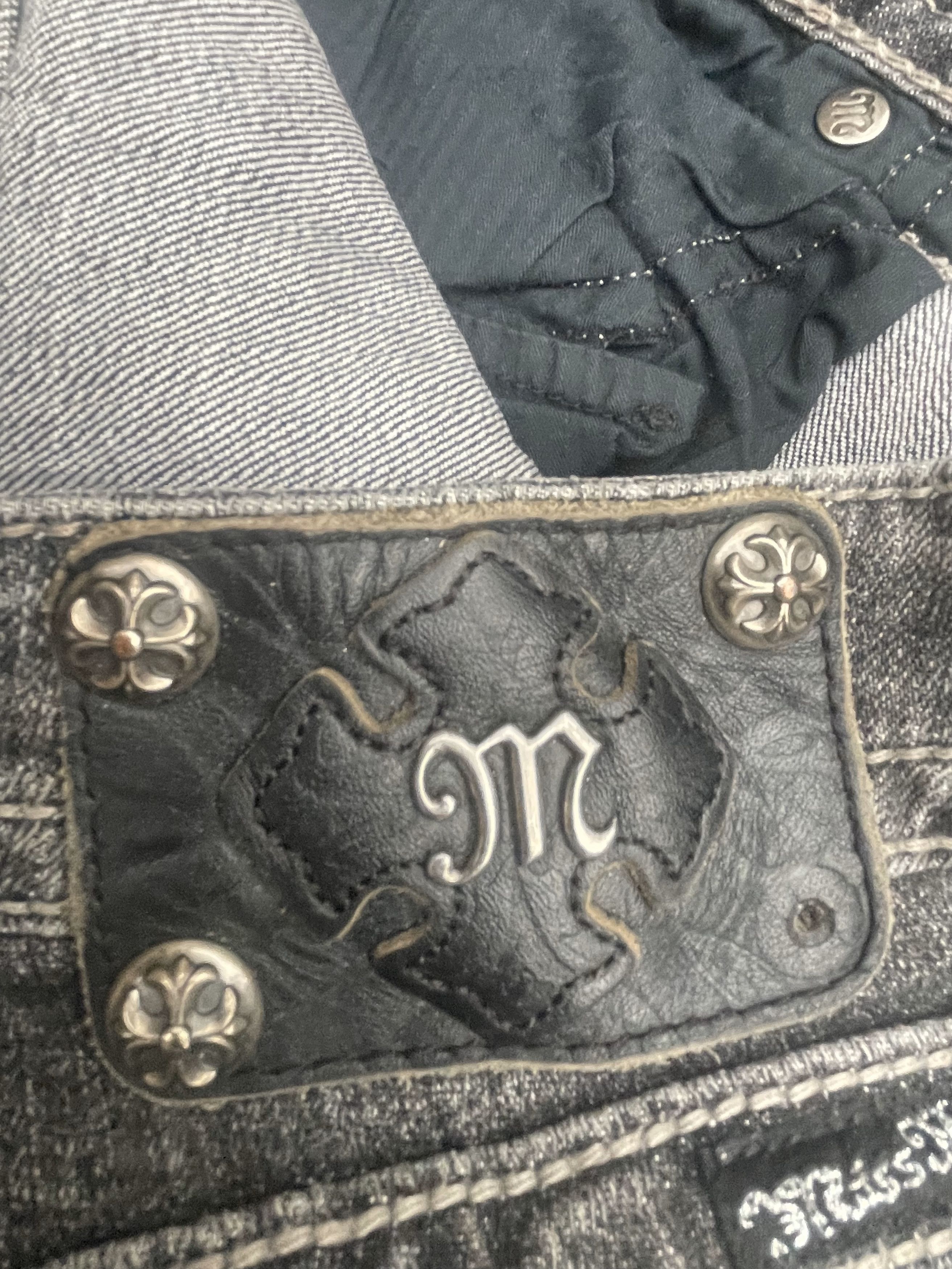 If Six Was Nine Miss Me Skiny Distresed Denim Size 30" / US 8 / IT 44 - 16 Thumbnail