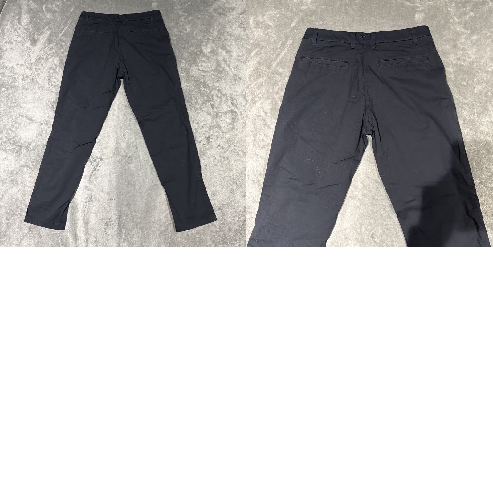 Vintage Bird Dogs Pants Men Navy Blue Chino Lined Stretch Pockets Regular 32x30 Flat Front Tapered Zipper Button Size US 31 - 8 Thumbnail
