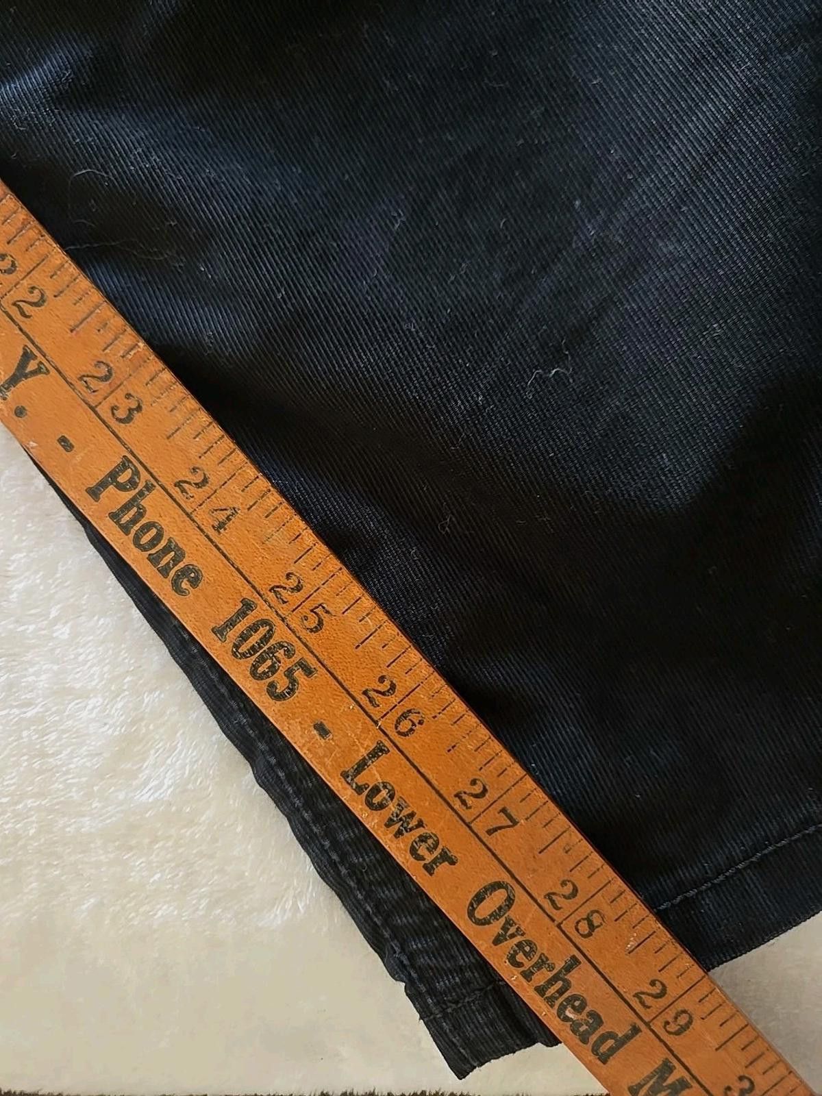 Hugo Boss HUGO BOSS Black Alabama Straight Leg 100% Cotton Pants 36x32 Size US 36 / EU 52 - 9 Thumbnail