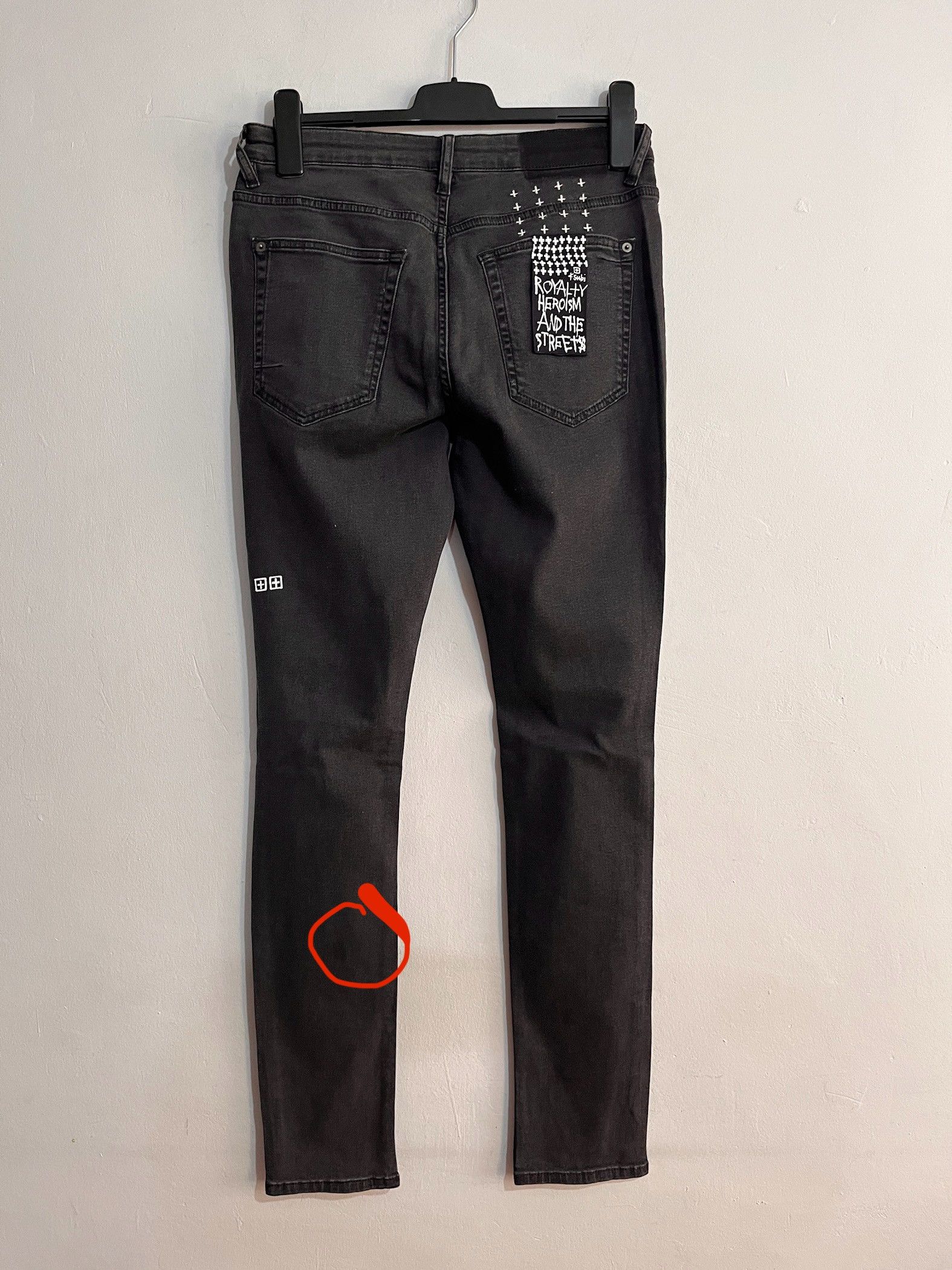 Ksubi van winkle trashed dusted black jeans Size US 32 / EU 48 - 7 Thumbnail