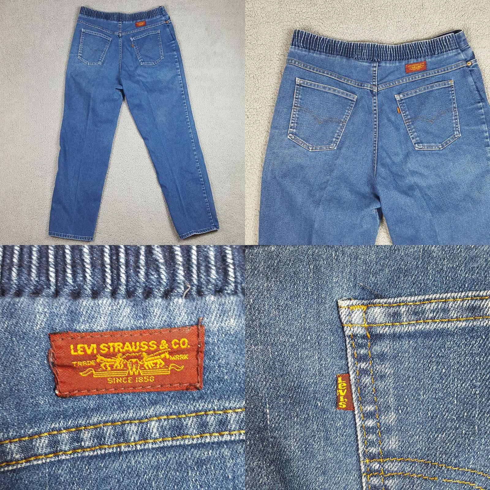 Levi's VINTAGE Levi's Jeans Tapered Fit Women's Size 36 Retro 80s Denim Blue High Waist Pockets Size 25" / US 0 / IT 36 - 8 Thumbnail