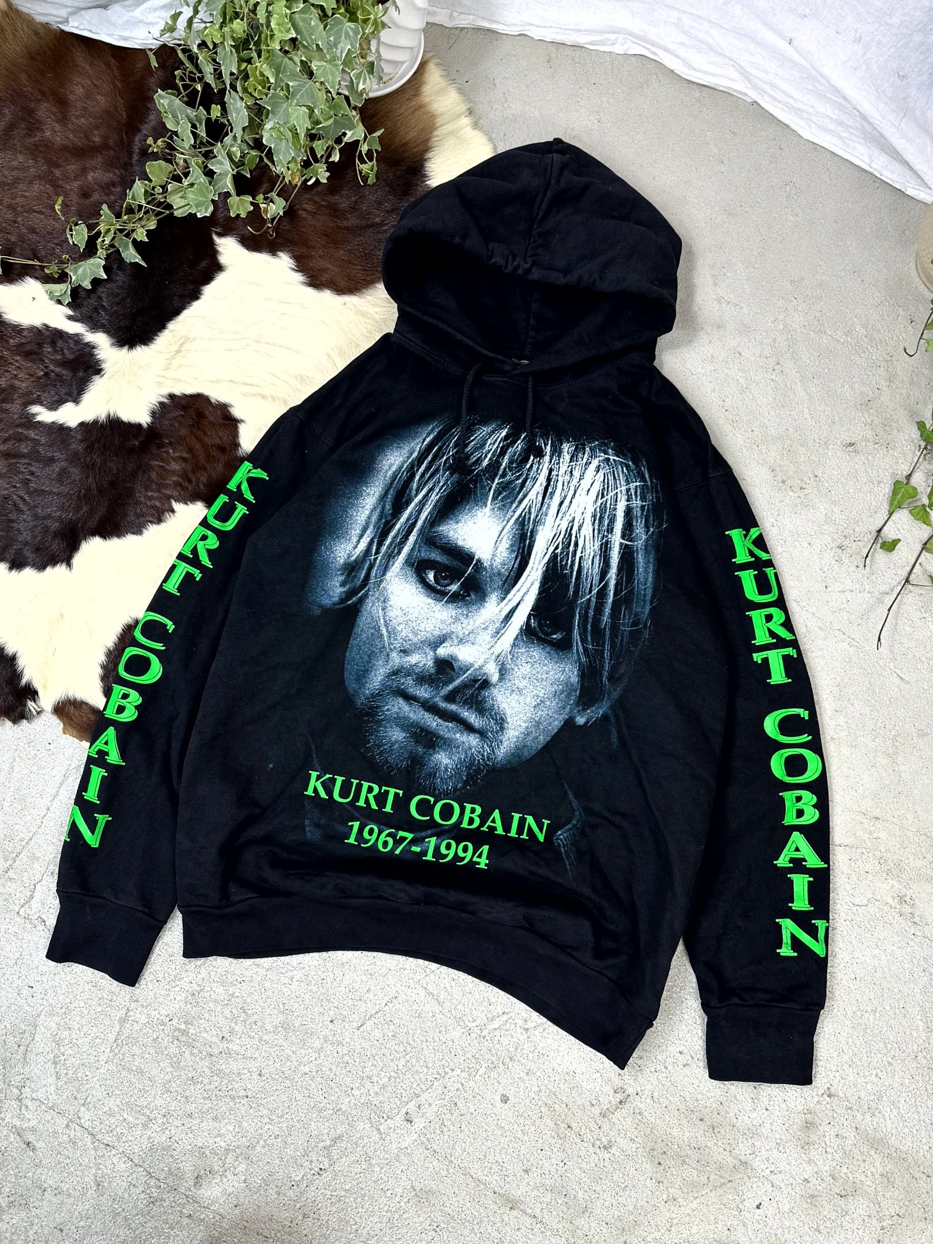 Vintage VINTAGE NIRVANA KURT COBAIN HOODIE faded Grailed