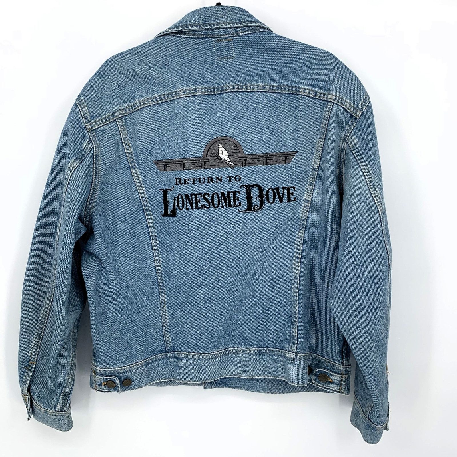 Lee Return to Lonesome Dove Lee Jean Jacket Men's Large Blue VTG Size US L / EU 52-54 / 3 - 8 Thumbnail