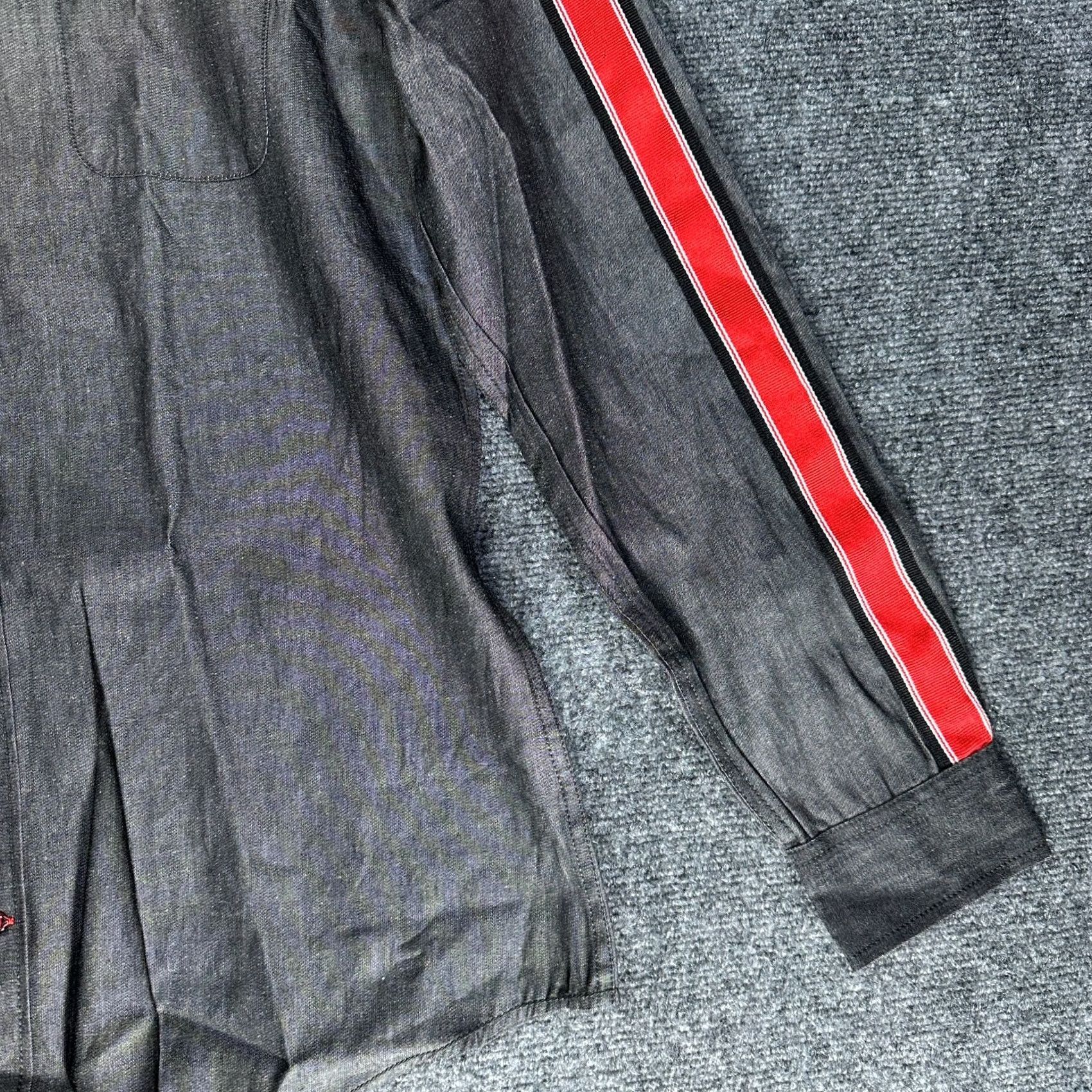 Vintage Tranquility & Mayhem Shirt Mens L Slim Fit Button Down Charcoal Gray Long Sleeve NEW Size US L / EU 52-54 / 3 - 2 Thumbnail