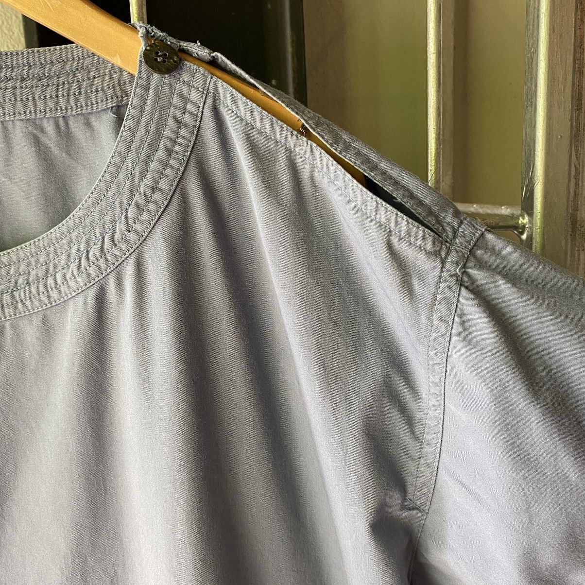 Issey Miyake ISSEY SPORT Sky Blue Pocket Hem Blouse Size XL / US 12-14 / IT 48-50 - 4 Thumbnail