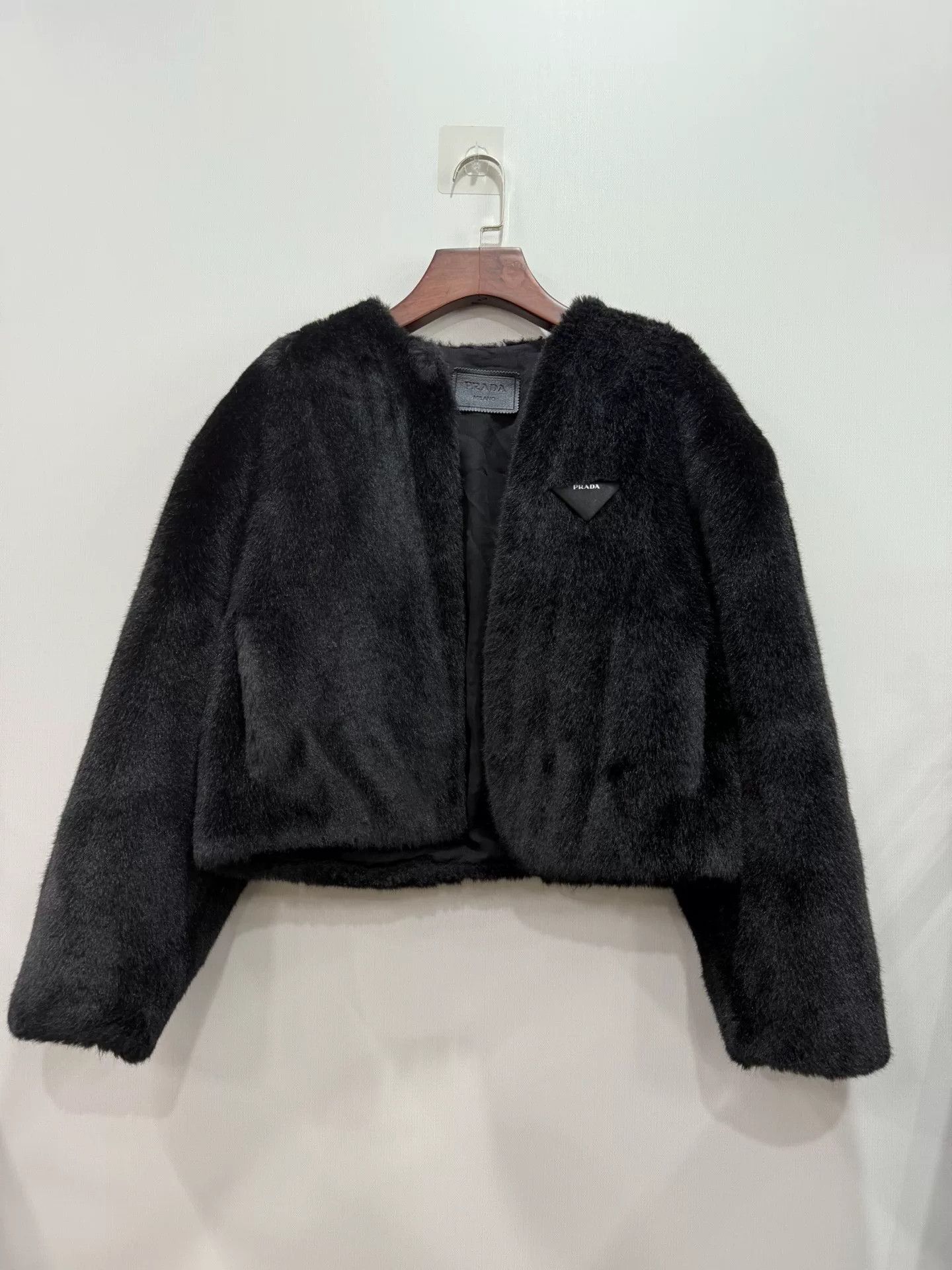 Prada Prada Aspen Black Short Coat Size S / US 4 / IT 40 - 1 Thumbnail