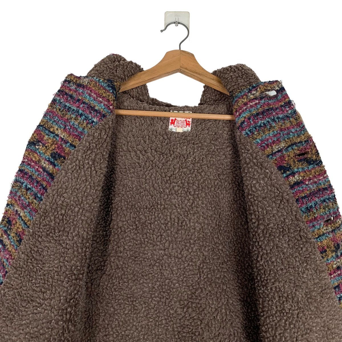Japanese Brand TITICACA Sherpa Wool Hooded Jacket #0478-C22 Size US M / EU 48-50 / 2 - 12 Thumbnail