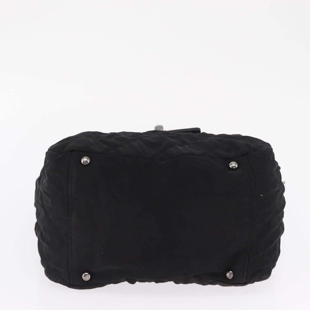 Chanel Chanel Nylon Chain Shoulder Bag Black Size ONE SIZE - 2 Thumbnail