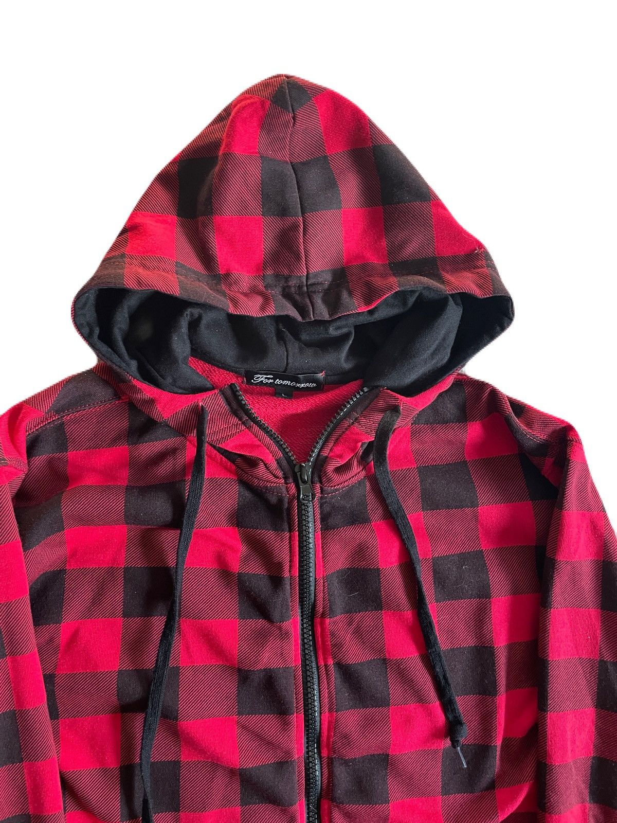If Six Was Nine 2000s Japanese archive Vkei Plaid Zip-Up Hoodie Gyaruo Y2K Size US M / EU 48-50 / 2 - 5 Thumbnail