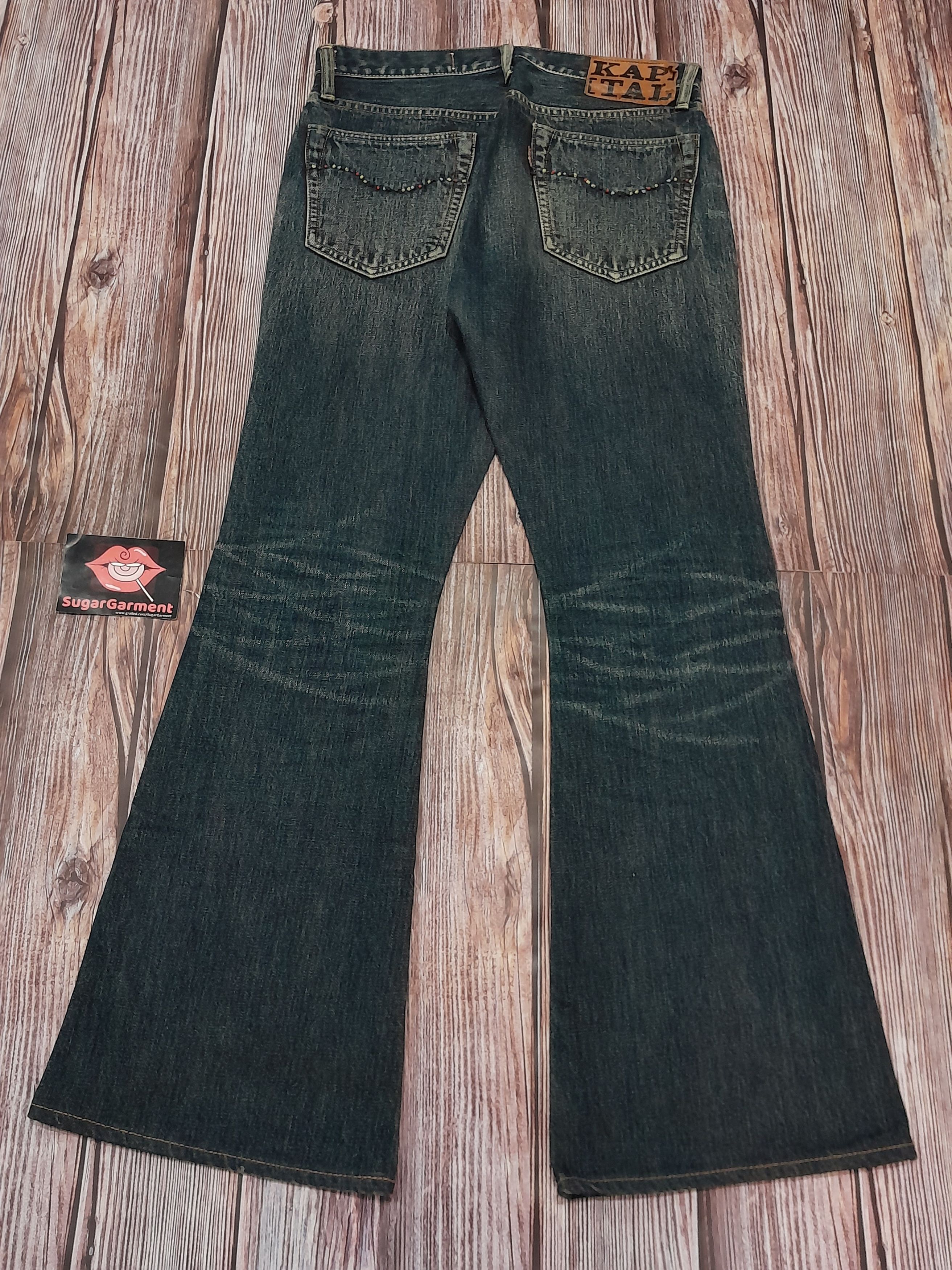 Kapital KAPITAL Jeans Flare Bell Bottom Bootcut Vintage Size US 31 - 12 Thumbnail