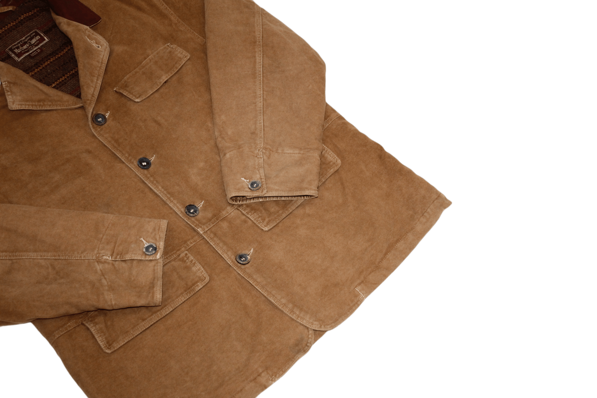Marlboro Classics Marlboro Classics Navajo Style Lining Moleskine Field Coat Size US L / EU 52-54 / 3 - 9 Thumbnail