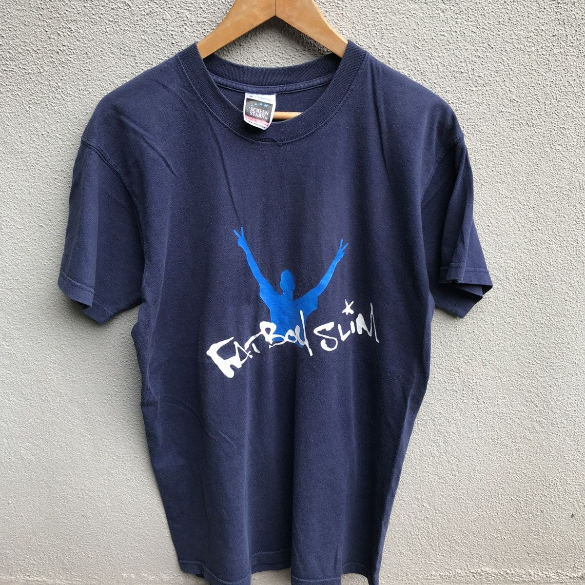 Band Tees × Vintage Vintage FATBOY SLIM band tee dj acid house electro Size US M / EU 48-50 / 2 - 2 Thumbnail