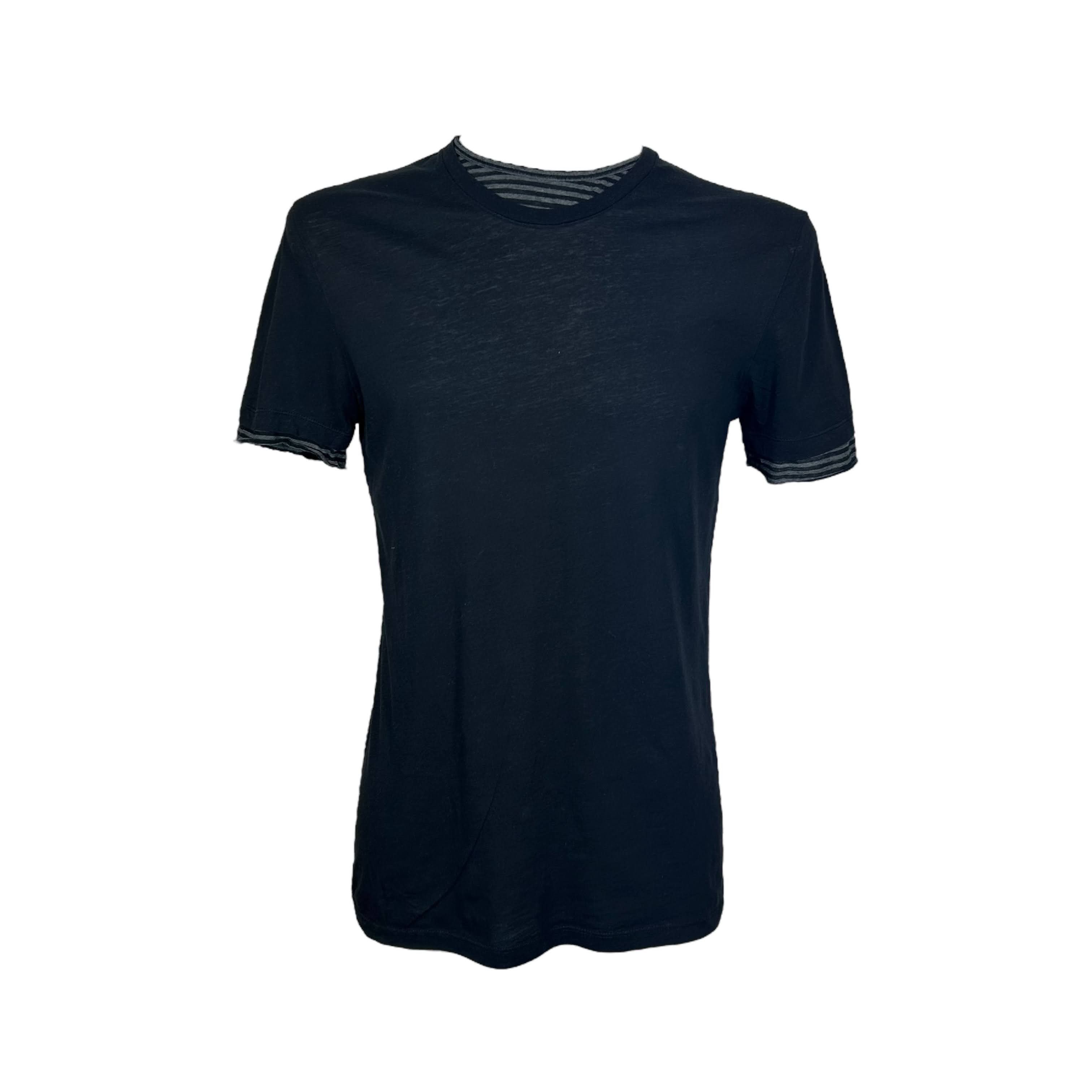 Neil Barrett Neil Barrett Black Cotton T-shirt Men's Size Small Size US S / EU 44-46 / 1 - 1 Thumbnail