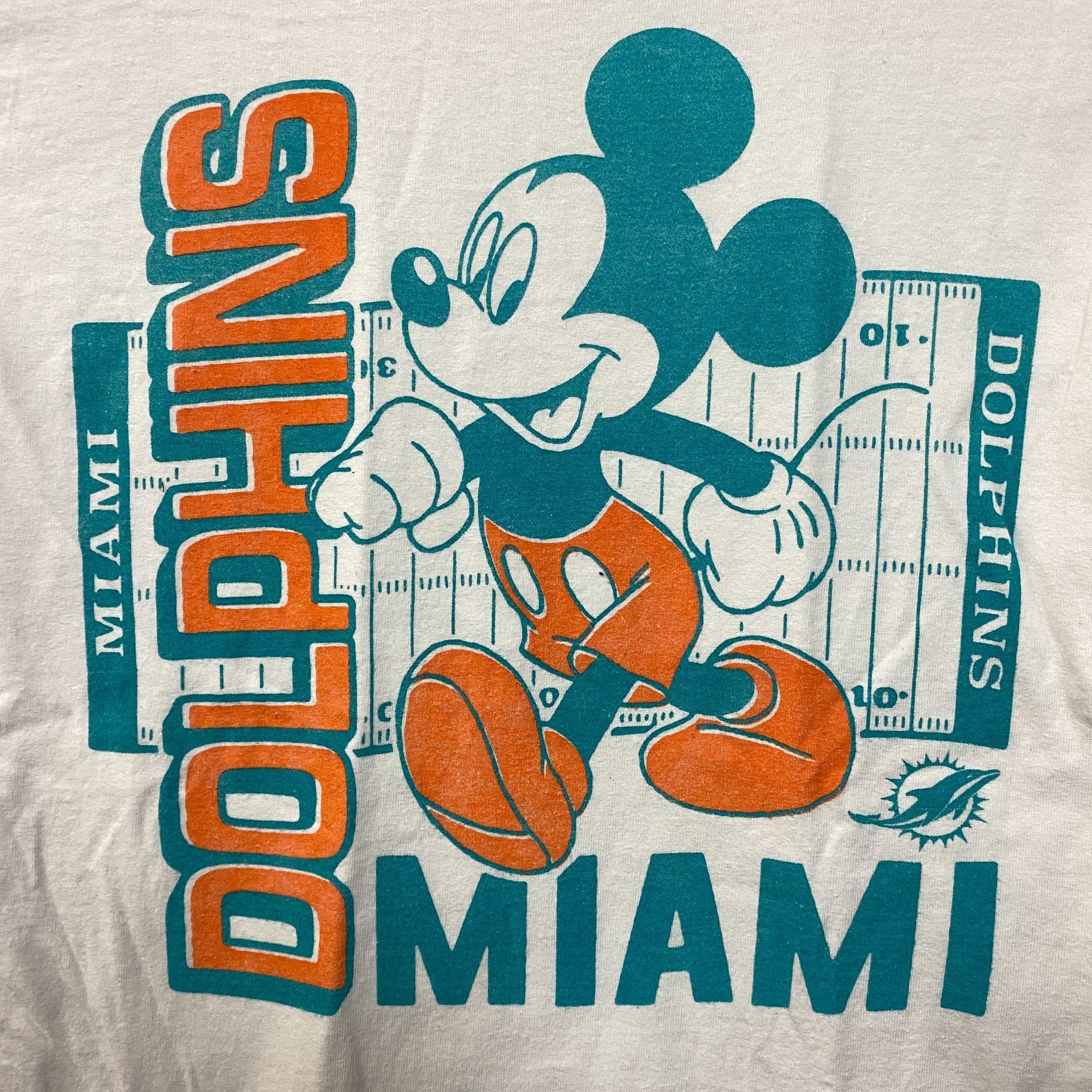 Disney Disney x Junk Food NFL Miami Dolphins Mickey Mouse Field T-S Size US XS / EU 42 / 0 - 2 Thumbnail