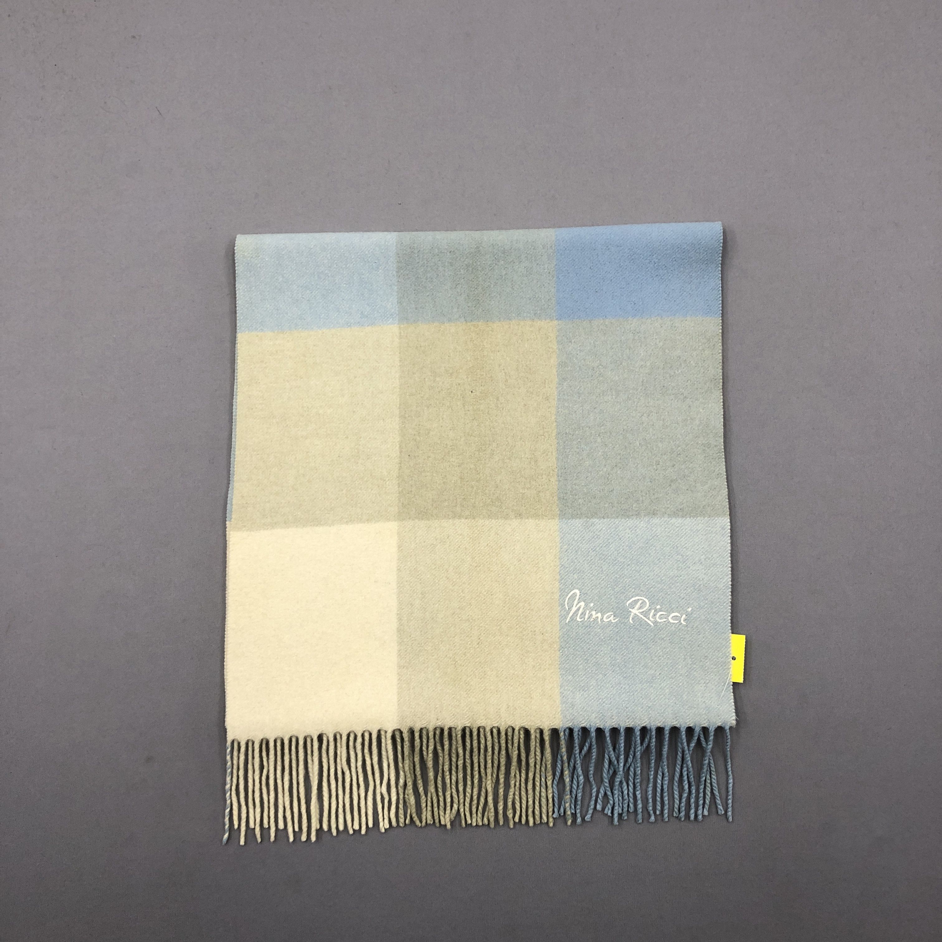 Nina Ricci Vintage Nina Ricci Scarf Muffler Wool Cashmere Scarves Size ONE SIZE - 2 Thumbnail