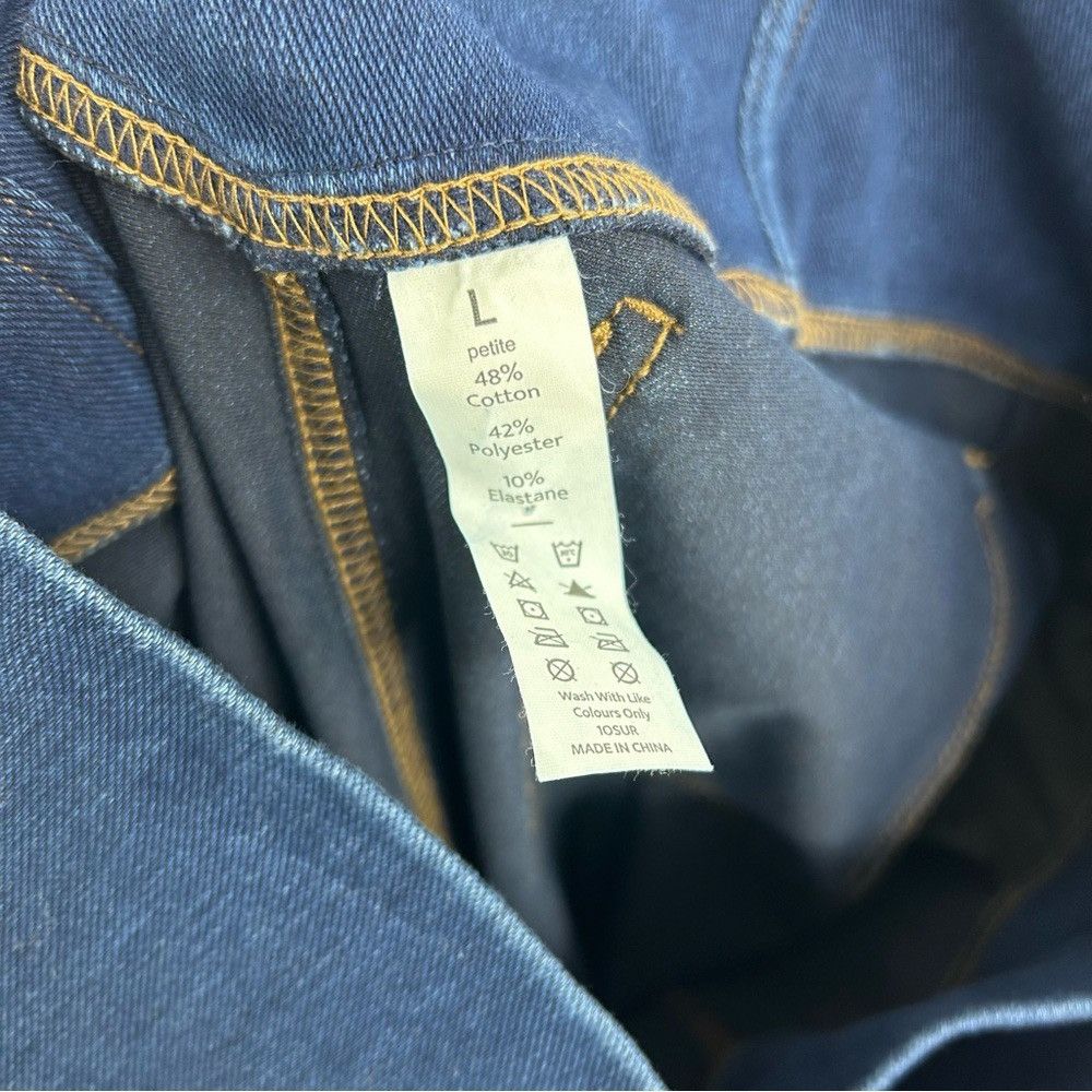 Other Halara Flex High Waisted Crossover Stretch Knit Flare Jeans Size 31" - 4 Thumbnail