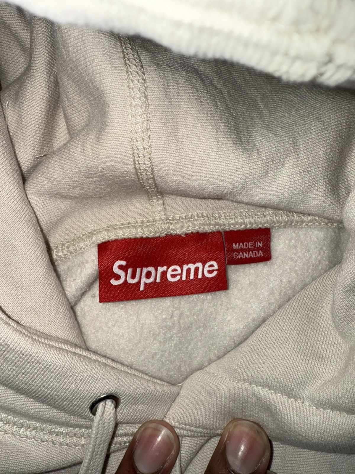 Supreme Supreme Box Logo Hooded Stone Sweatshirt (FW24) Size US M / EU 48-50 / 2 - 7 Thumbnail