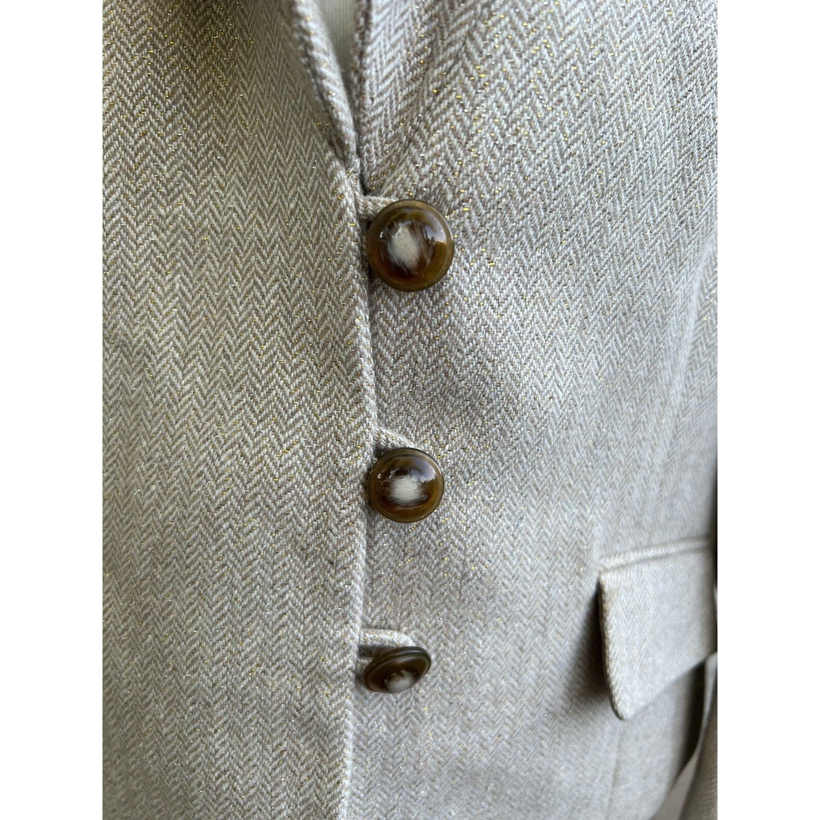 John Dalia Dalia Women's Size 12 Blazer jacket Wool Blend Warm A000219 Size XL / US 12-14 / IT 48-50 - 5 Thumbnail
