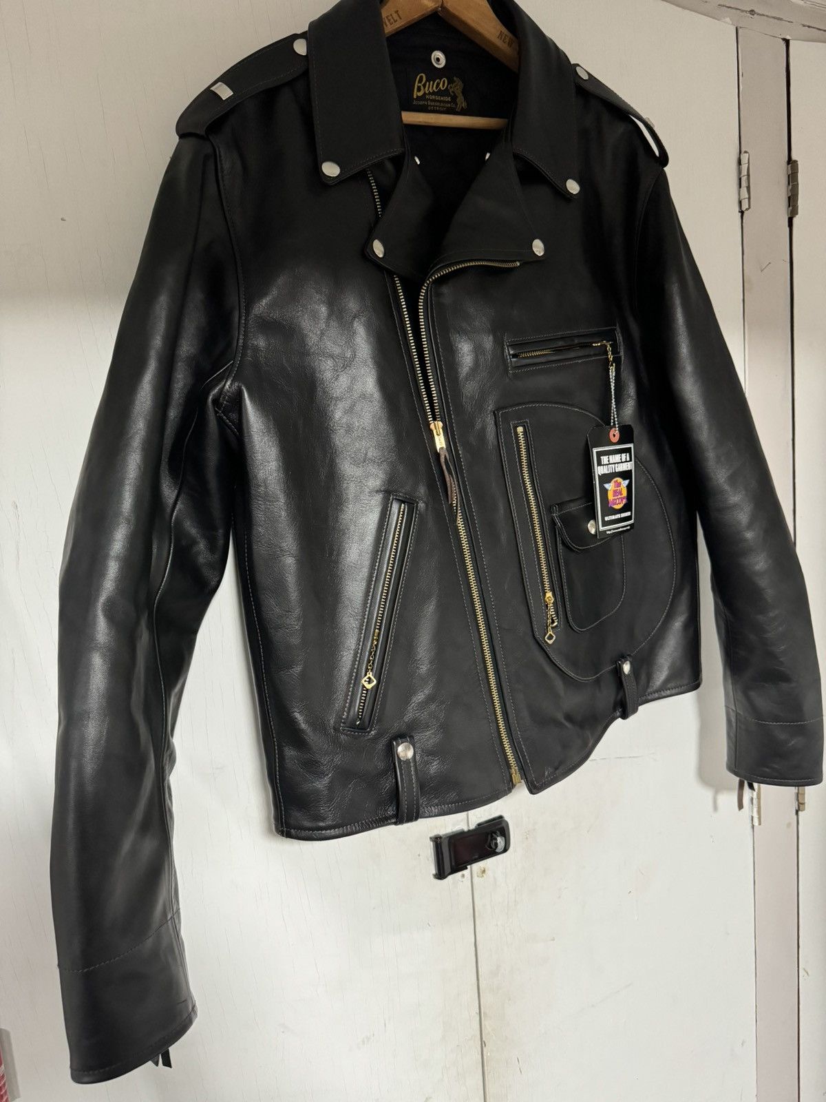 The Real McCoy's Buco J-24 Horsehide Leather Jacket (2021 Model) Size US S / EU 44-46 / 1 - 2 Thumbnail