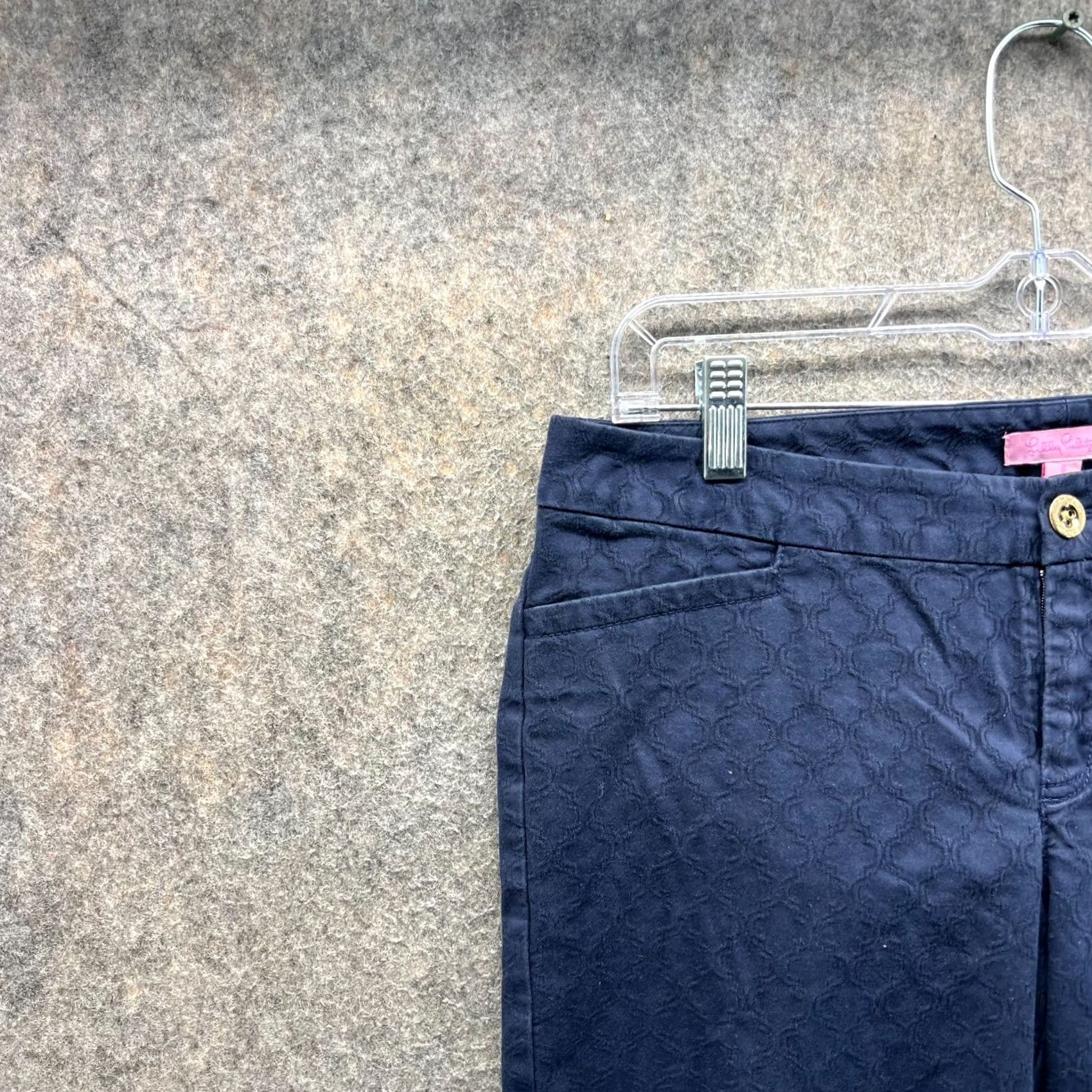 Lilly Pulitzer Lilly Pulitzer Pants Womens 8 Blue Navy 29" Ankle Skinny Size 30" / US 8 / IT 44 - 7 Thumbnail