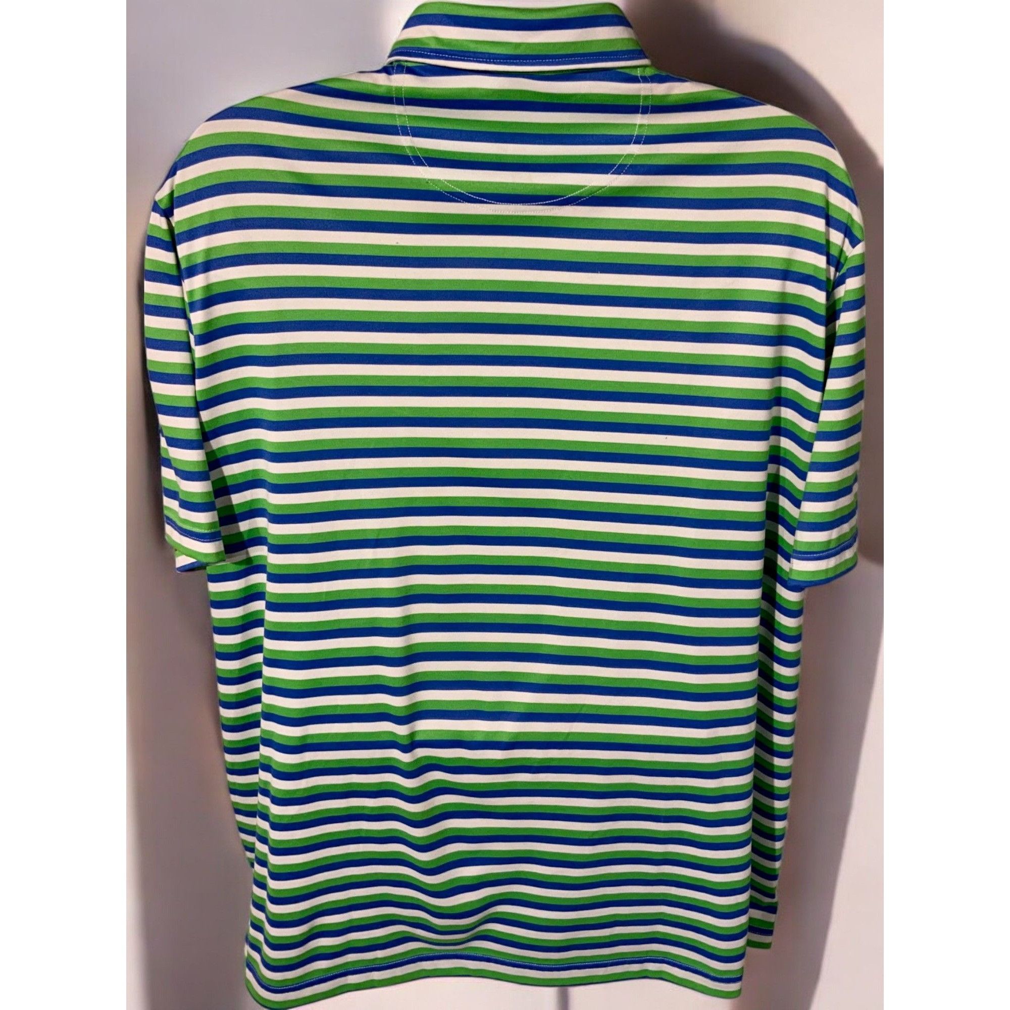 Cremieux Cremieux Club 38 Performance Polo Shirt XL Striped Size US XL / EU 56 / 4 - 3 Thumbnail