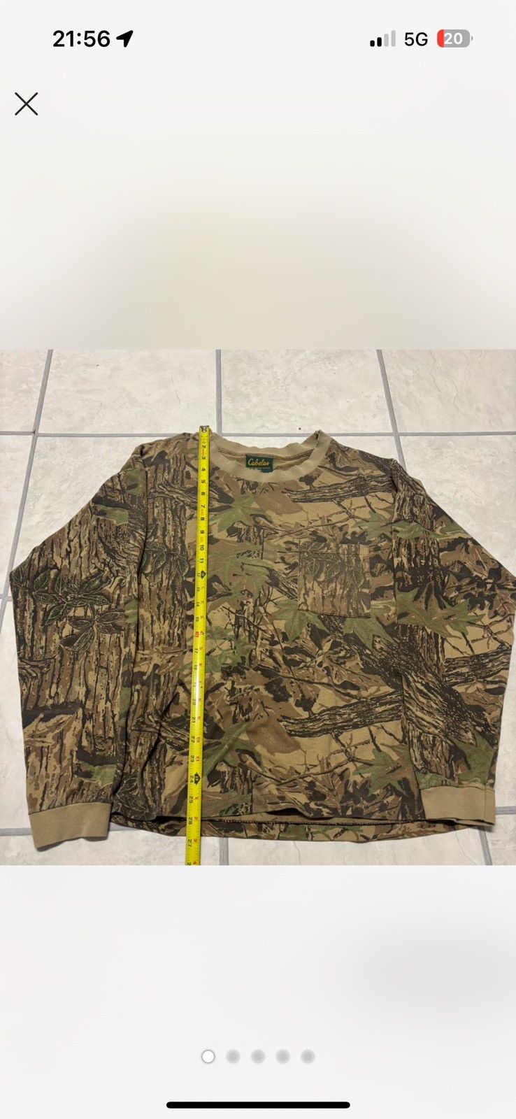 Cabelas Mens Vintage cabelas camo long sleeve shirt Size US XL / EU 56 / 4 - 1 Thumbnail