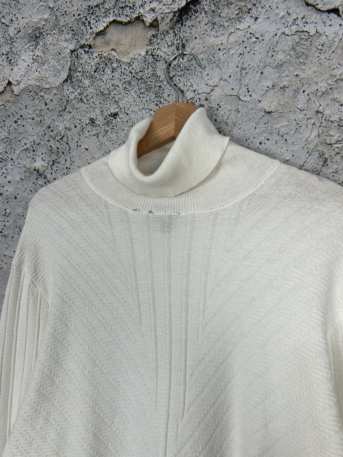 Armani Exchange Armani Exchange AX White Turtleneck Sweater Size US M / EU 48-50 / 2 - 3 Thumbnail