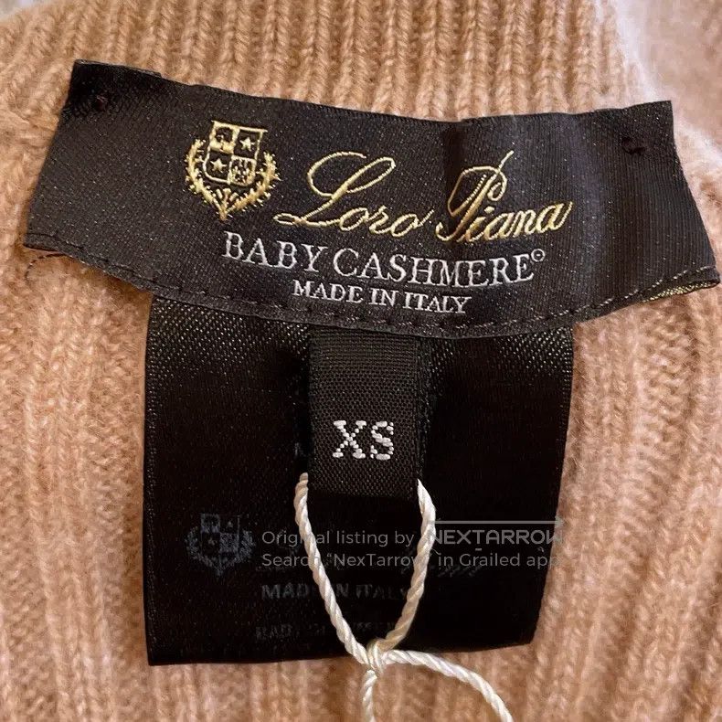 Loro Piana LORO PIANA Baby Cashmere Beige Knit Set, Asymmetrical Desi Size XS / US 0-2 / IT 36-38 - 8 Thumbnail