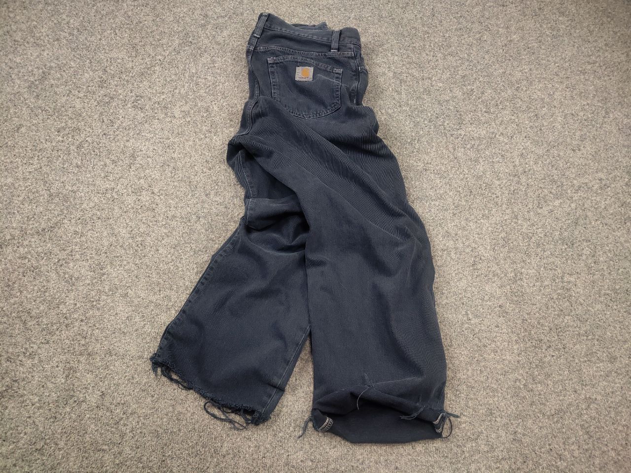 Carhartt Vintage Carhartt Wip Denim Jeans boiled effect loose ripped Size US 32 / EU 48 - 2 Thumbnail