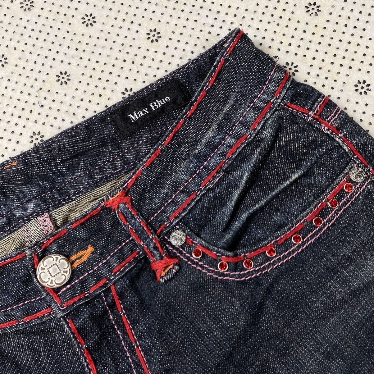 Hysteric Glamour Stylish Pant By Max Blue Size 29" - 5 Thumbnail
