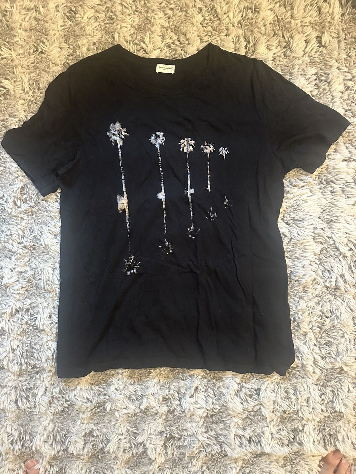 Saint Laurent Paris Saint Laurent Palm Tree T-Shirt | Grailed