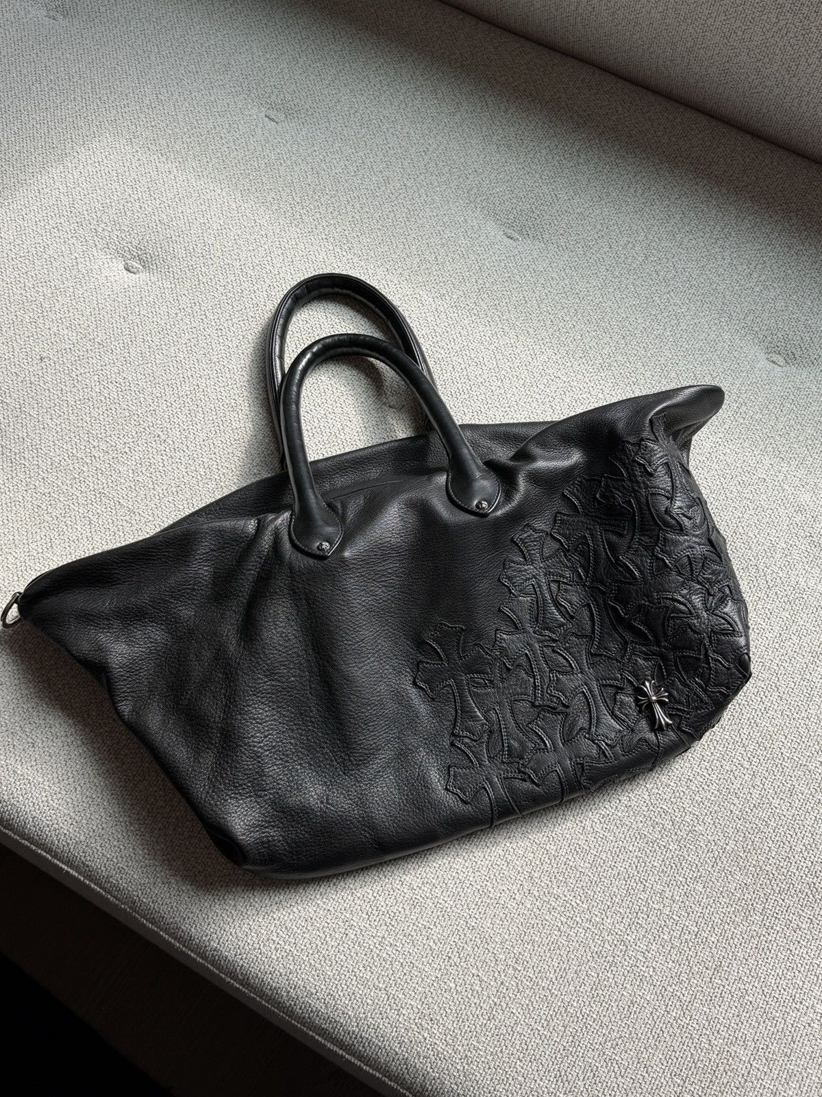 Chrome Hearts Chrome Hearts Leather Patch Boston Bag Size ONE SIZE - 3 Thumbnail